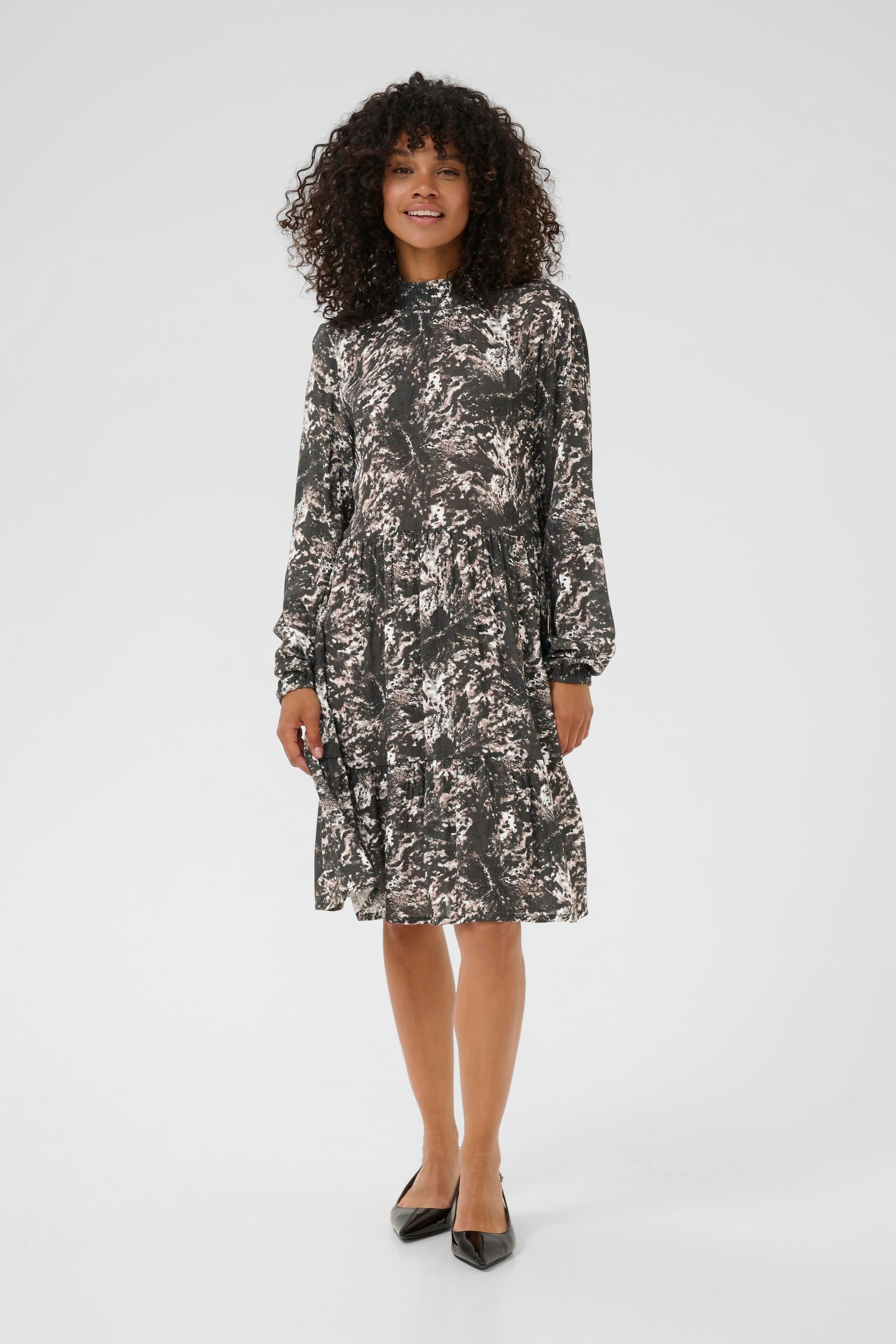 KAFFE Midikleid »Damen Kleid KAlinda«