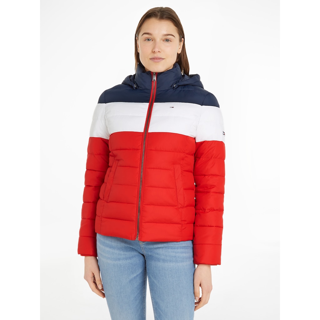 Tommy Jeans Outdoorjacke »TJW COLORBLOCK JACKET«, mit Kapuze