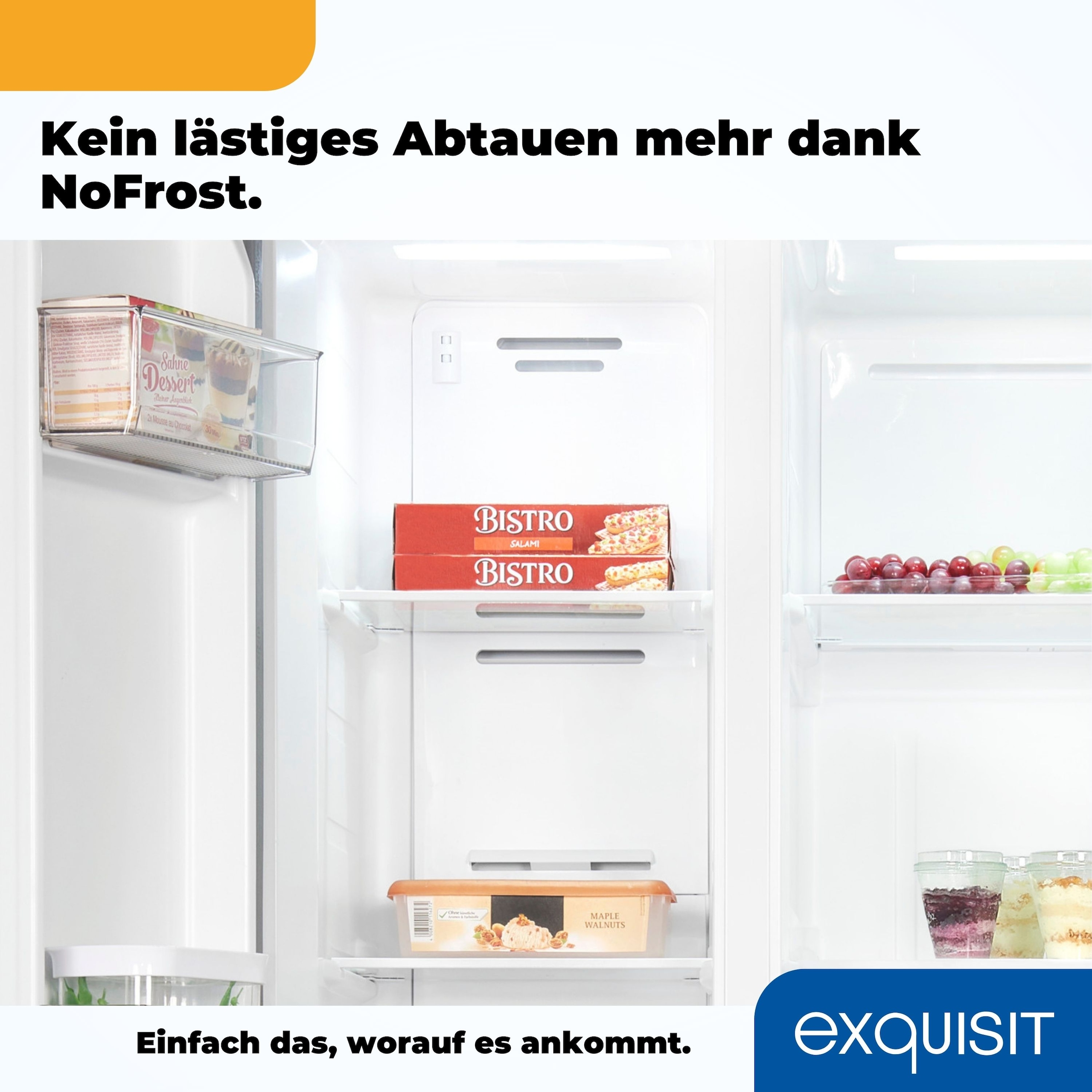 exquisit Side-by-Side »SBS450-360E anthrazit«