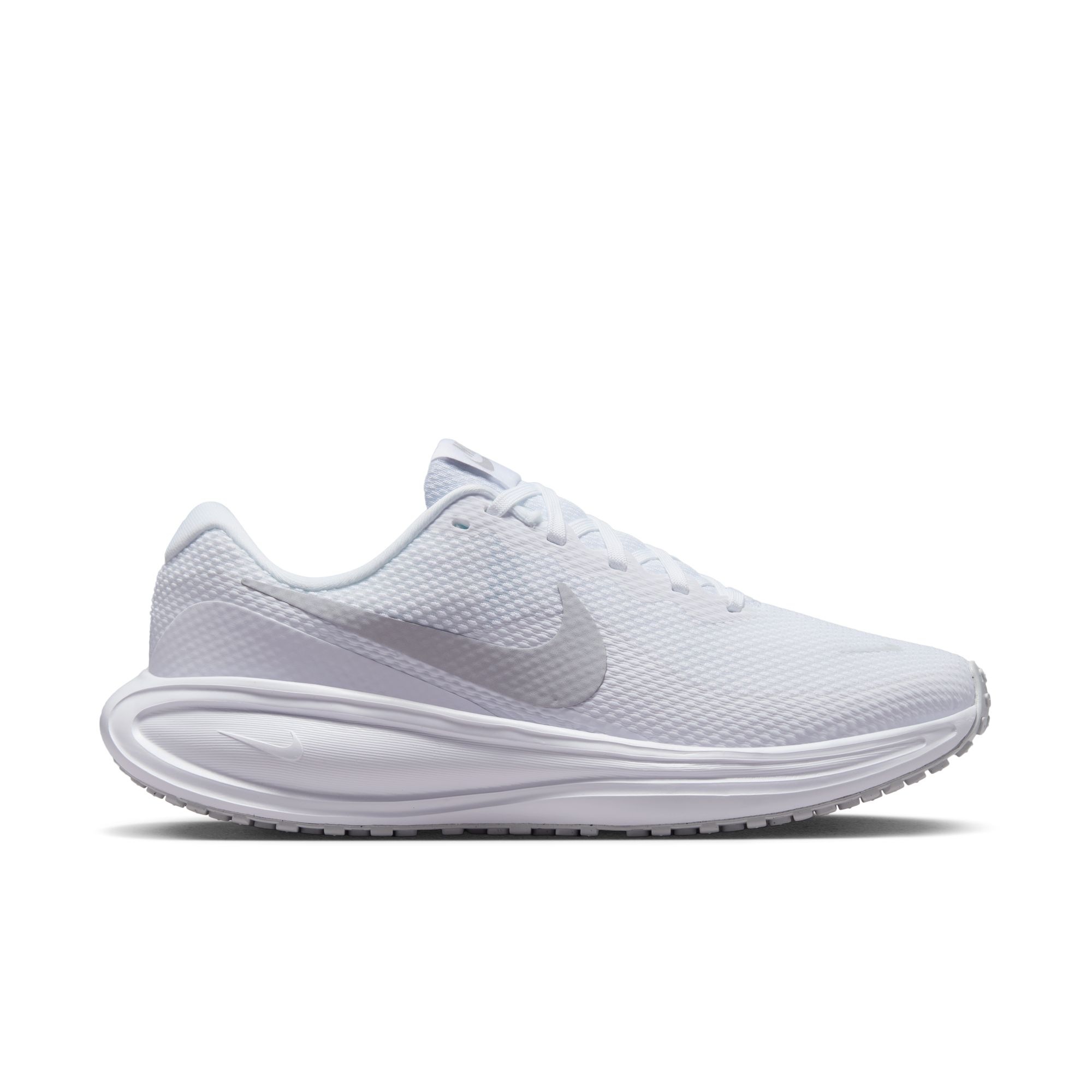 Laufschuh NIKE "Revolution 8", Damen, Gr. 37,5, weiß, pure platinum, Synthetik, Textil, Schuhe Laufschuh, Topseller 5