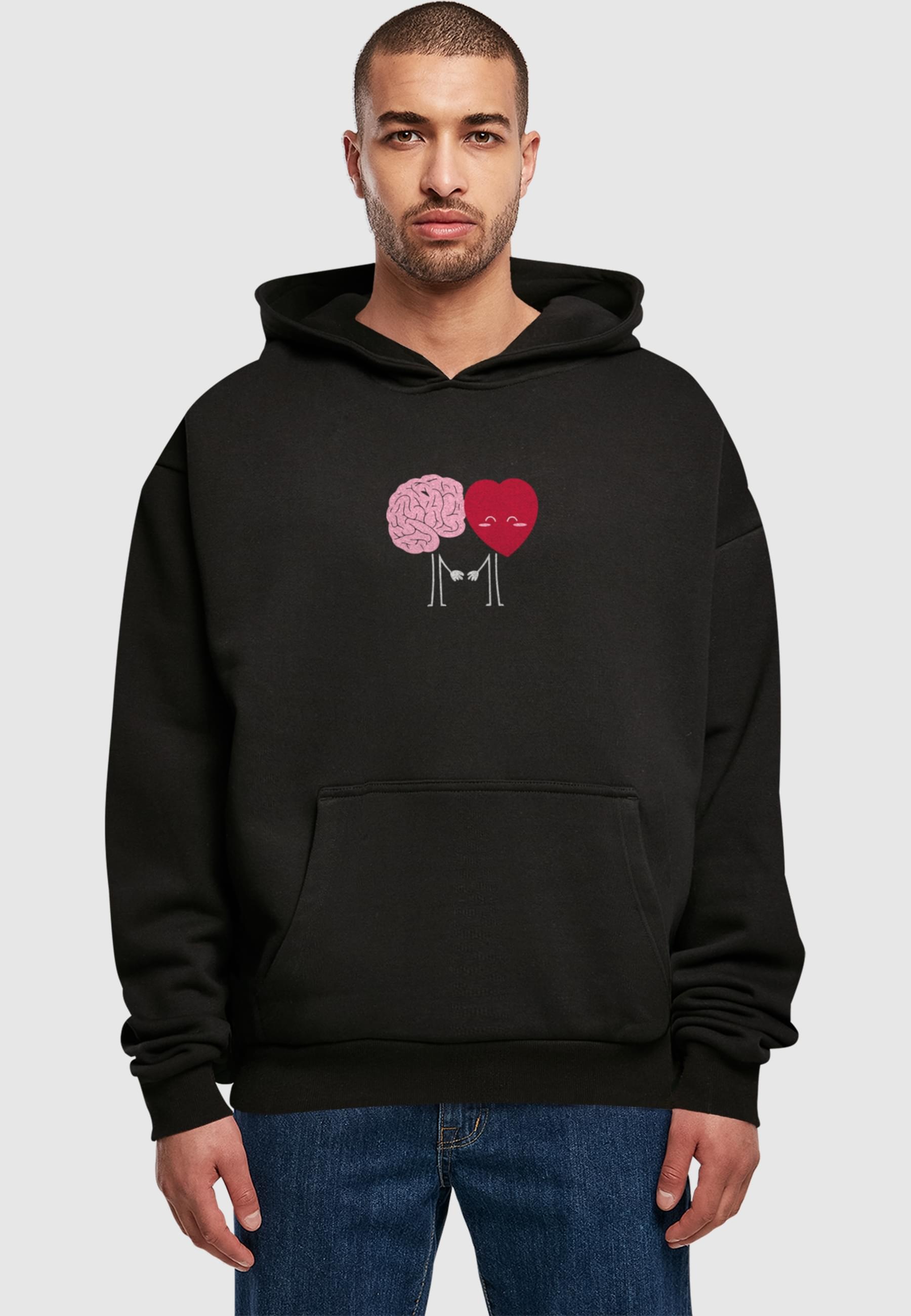 Merchcode Kapuzensweatshirt »Merchcode Hugs & Love - Emotional Balance Ultra Heavy Hoody«, 1 Stk.
