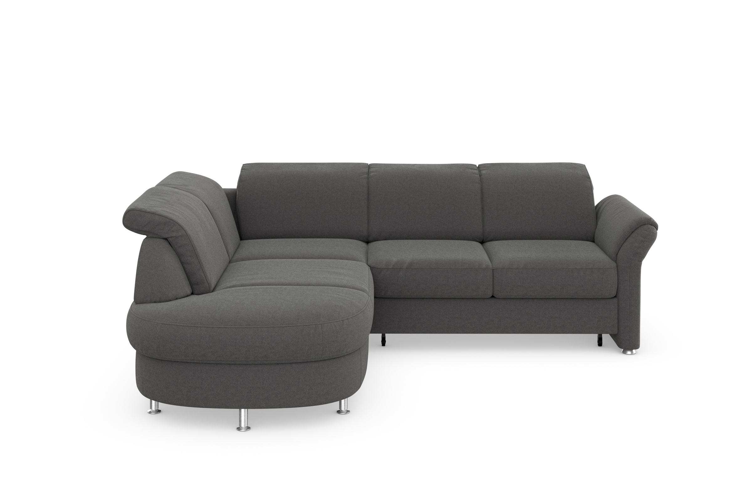 sit&more Ecksofa "Apulia L-Form" wahlweise Schlaffunktion, Bettkasten und Kopf- und Armteilverstellung