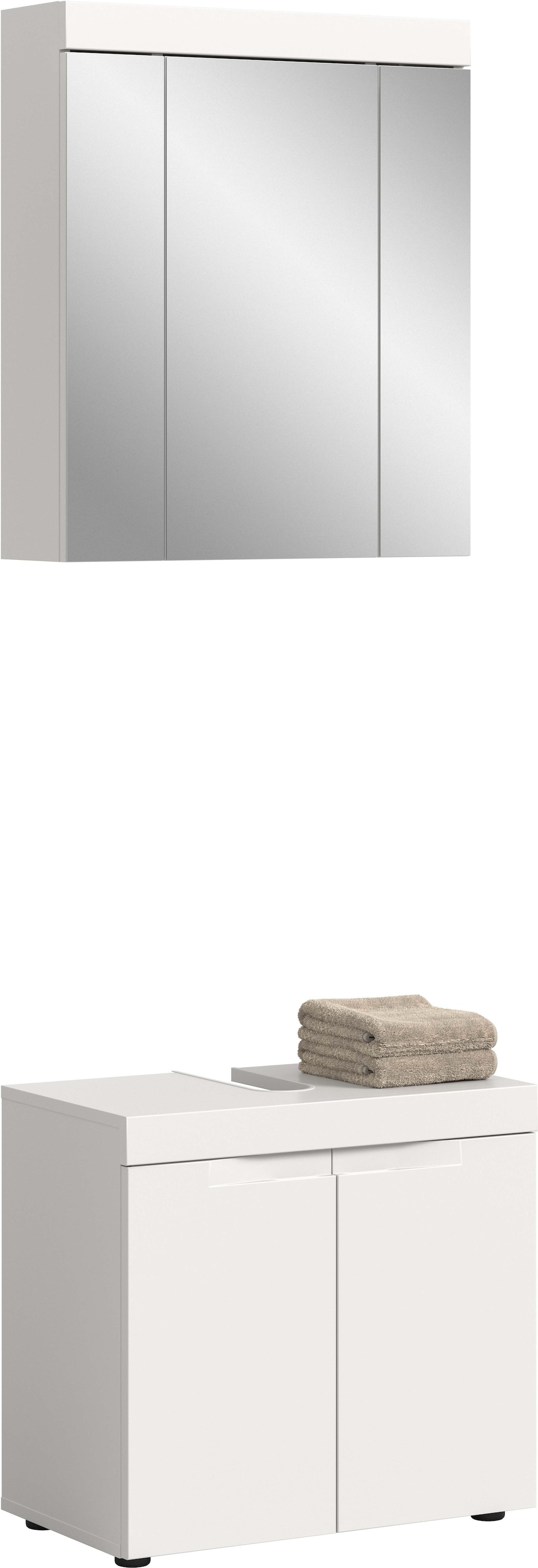 OTTO home Badmöbel-Set "MAOI, 2-teilige Badkombination, hochwertige MDF Front"
