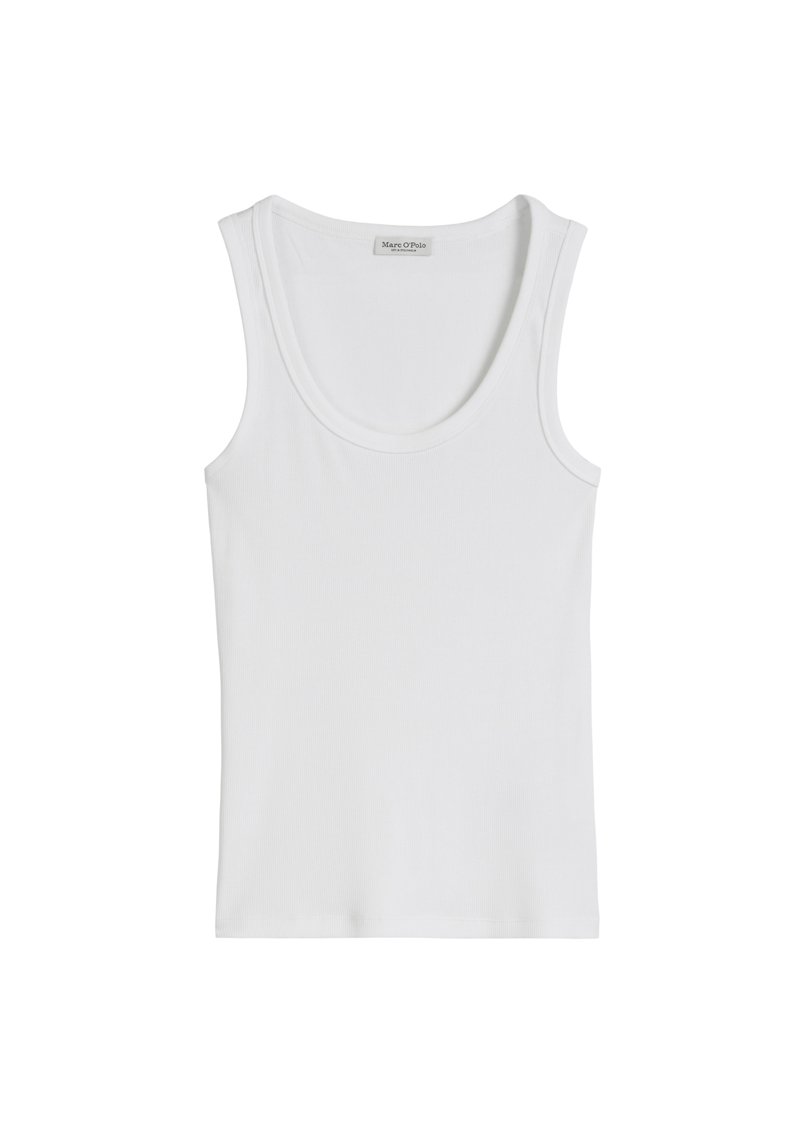 Marc O'Polo T-Shirt »aus elastischem Rippjersey«