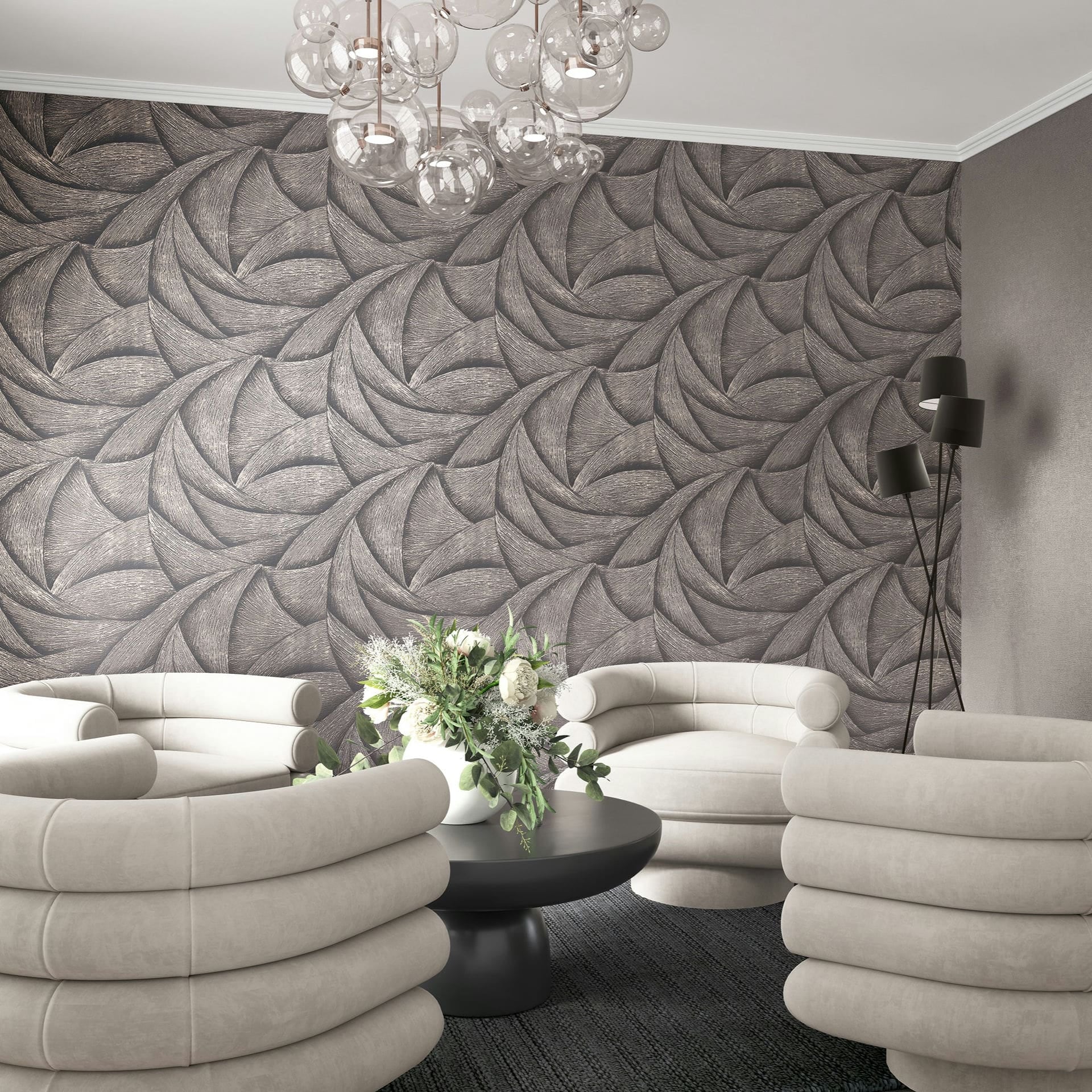 Marburg Vliestapete »Tapete Calm Waves«, geometrisch, moderne Vliestapete für Wohnzimmer Schlafzimmer Küche