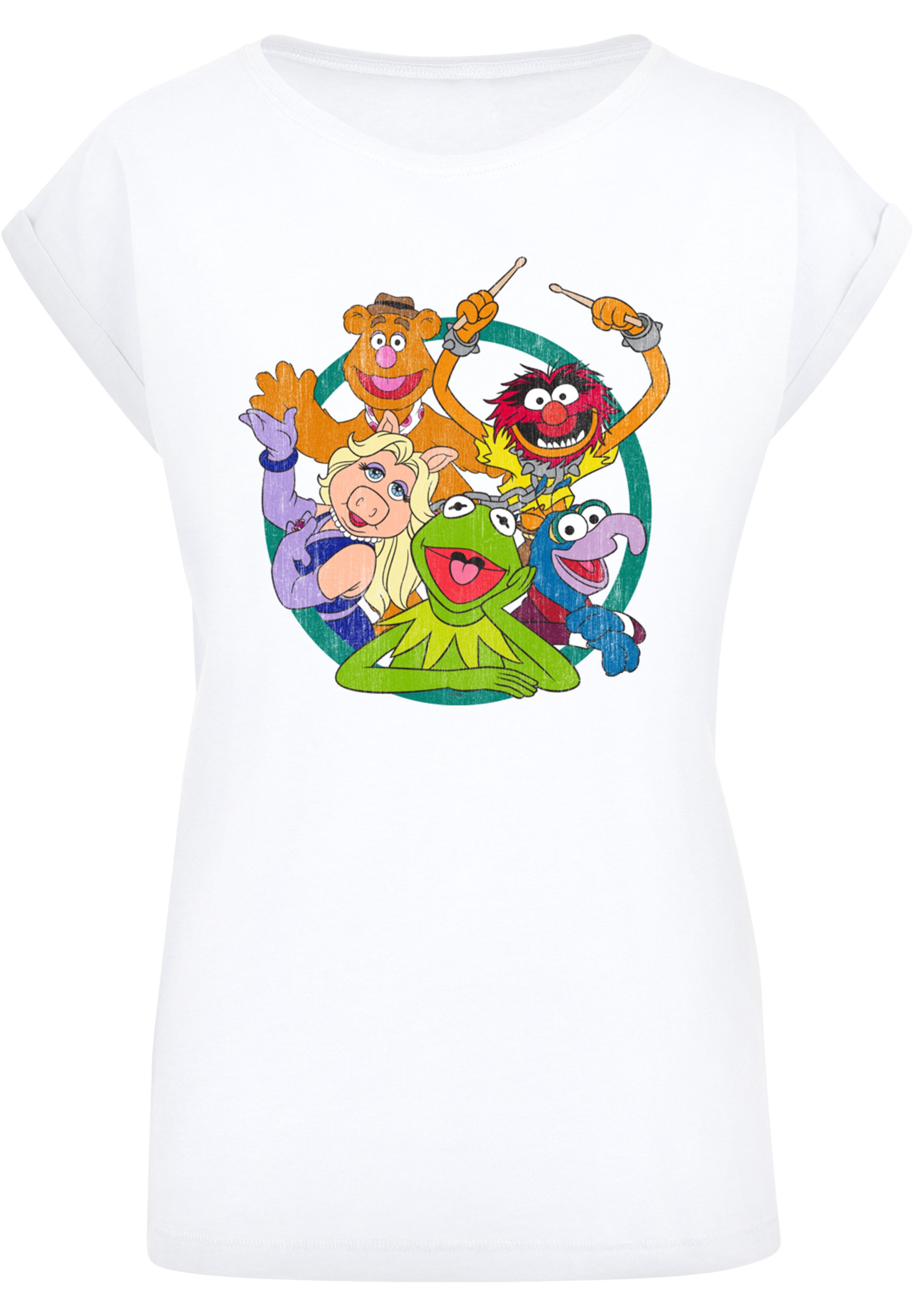 F4NT4STIC T-Shirt »Disney Die Muppets Group Circle«, Print