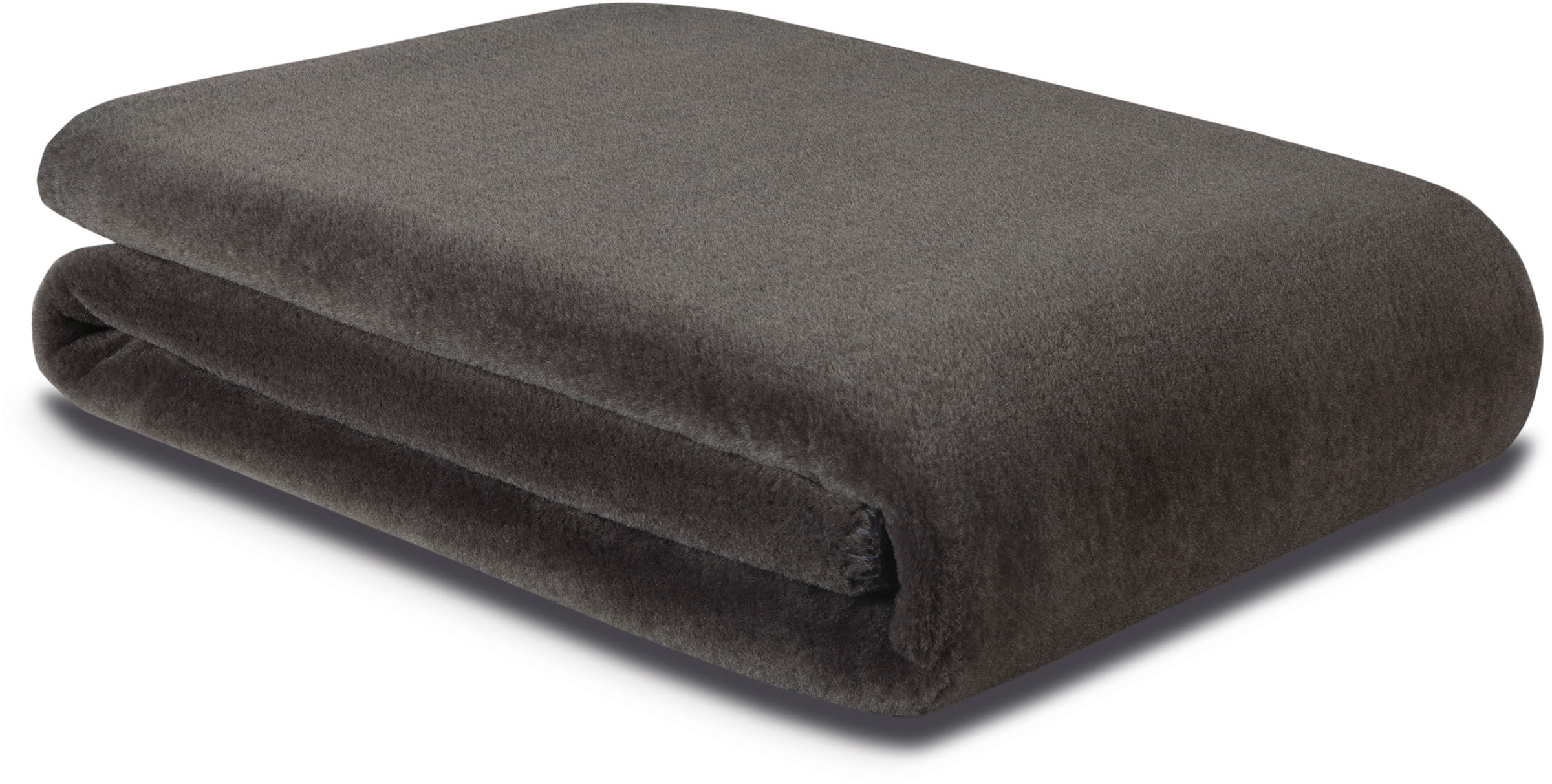 Biederlack Wohndecke "Wool Feel im Pelz-Look" mit gektteltem Zierstich günstig online kaufen
