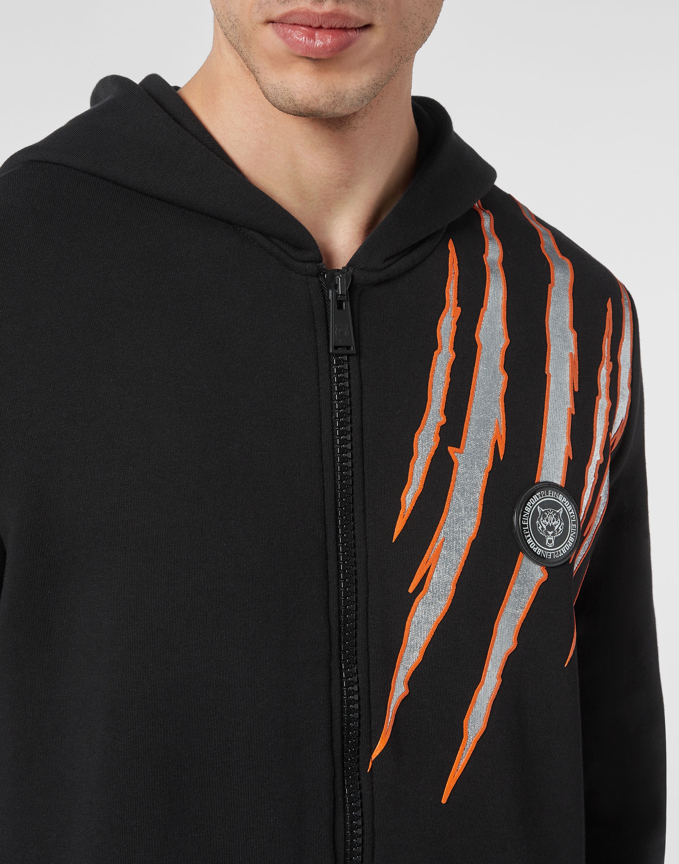 PLEIN SPORT Kapuzensweatjacke »Scratch«