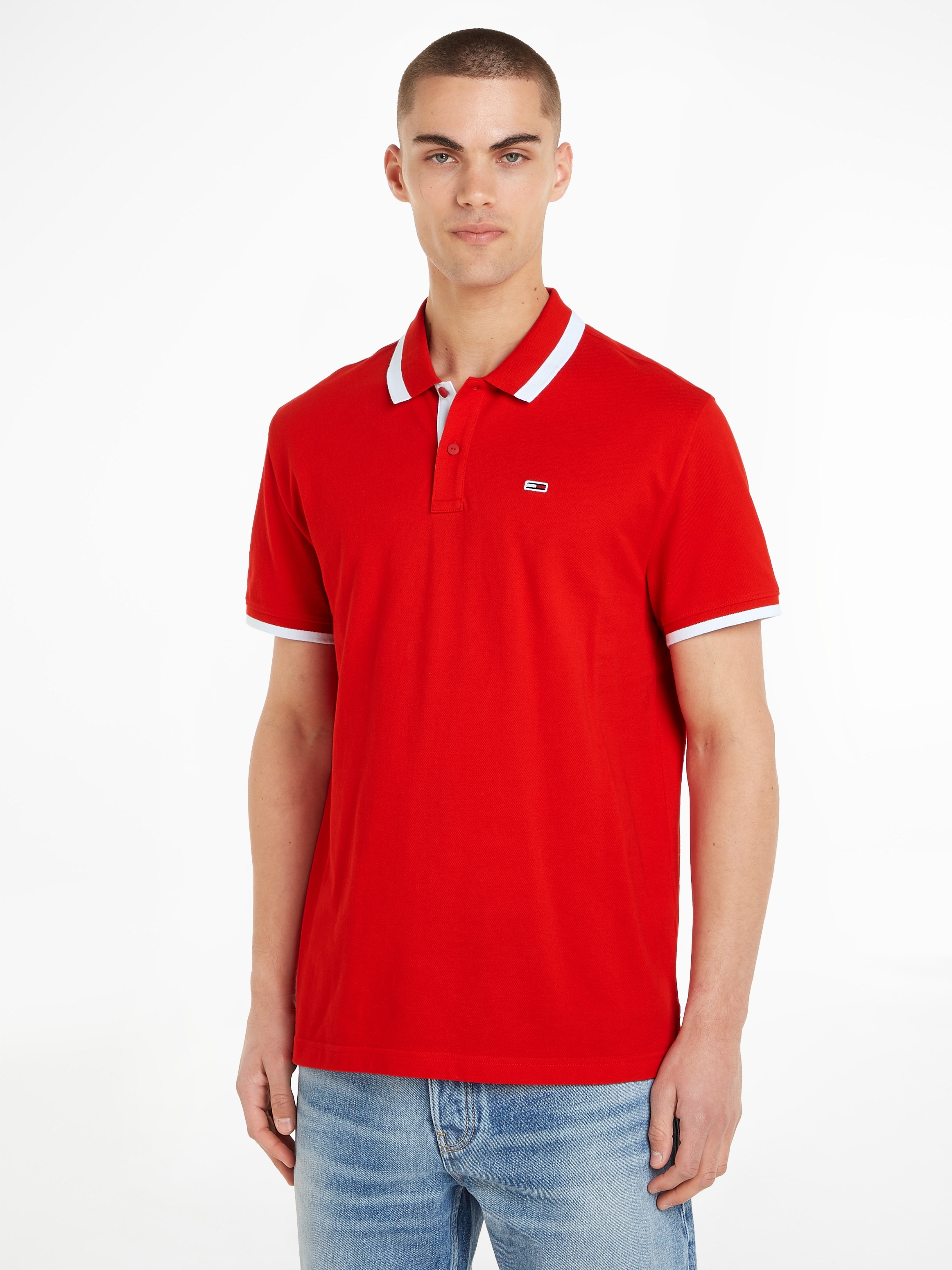 Poloshirt »TJM REG SOLID TIPPED POLO«, mit Polokragen