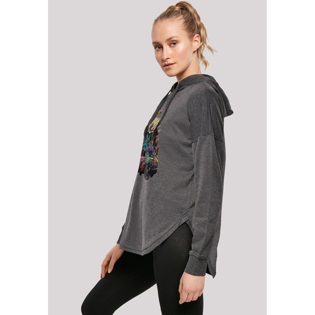 F4NT4STIC Kapuzenpullover »Blumen Auto Oversize Hoodie«