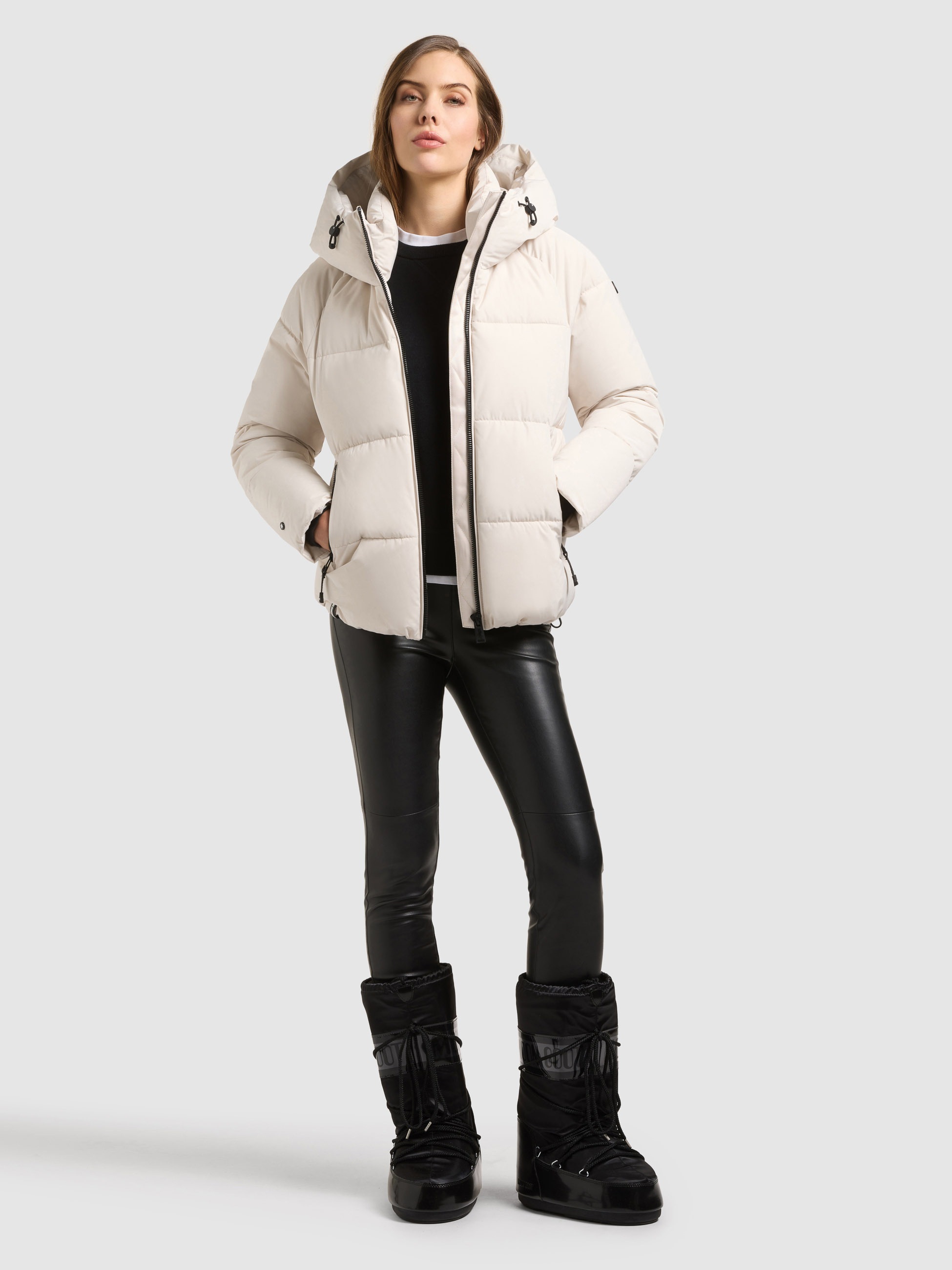khujo Steppjacke »ONO2« mit Kapuze
