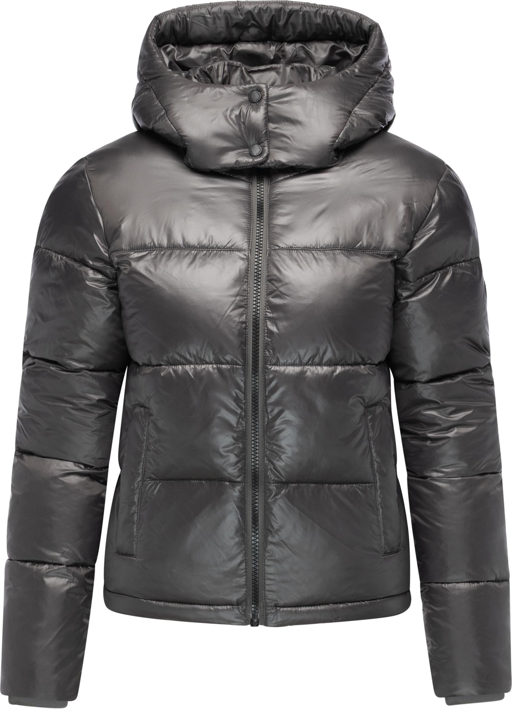 Ragwear Steppjacke "Roobie II" mit Kapuze Matt glänzende Damen Winterjacke mit Kapuze