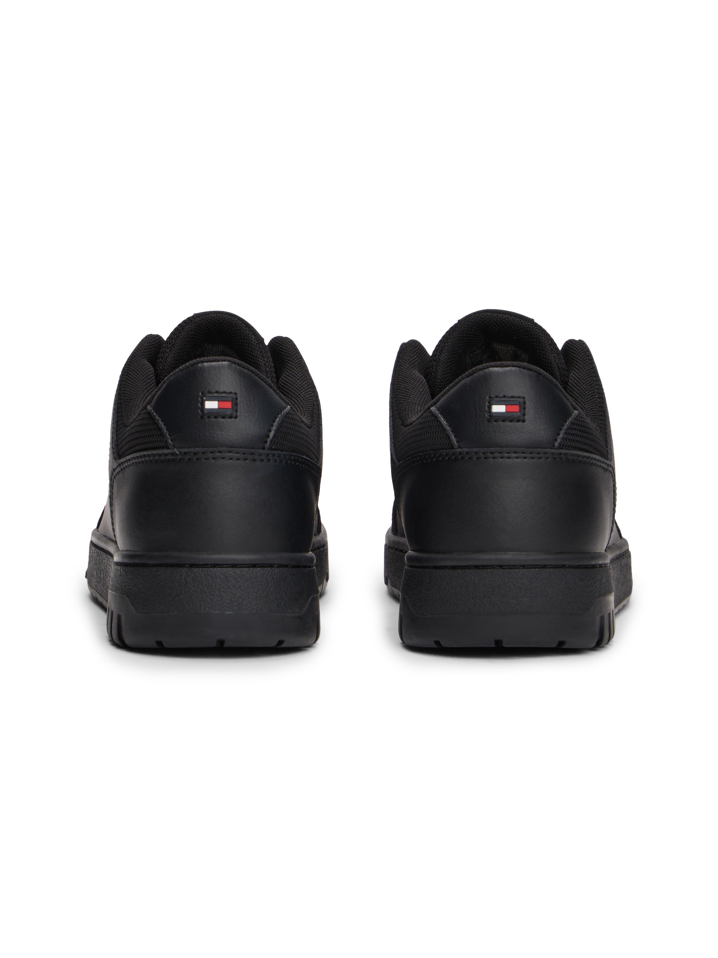 Tommy Hilfiger Sneaker »TH BASKET CORE LITE LTH MIX«, Freizeitschuh, Halbschuh, Schnürschuh mit Logoschriftzug