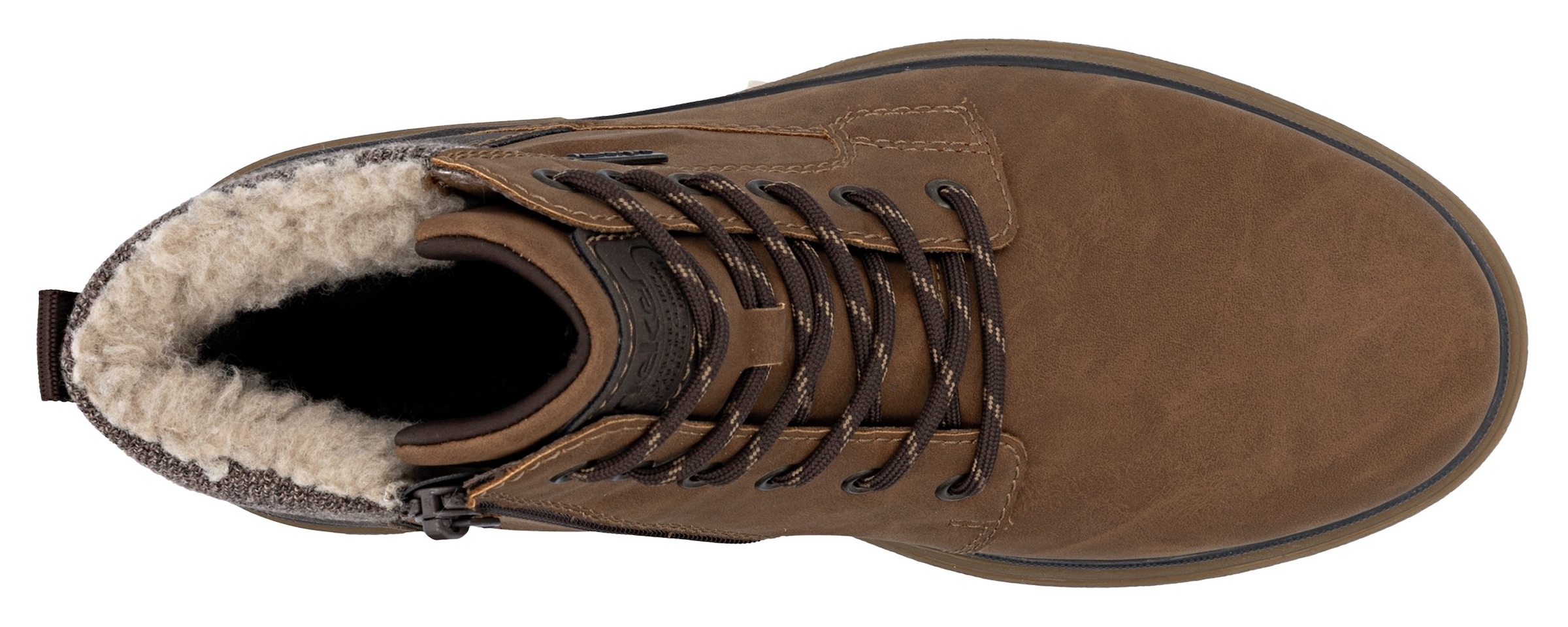Rieker Winterstiefelette, Winterboots, Schnürboots mit Innenreißverschluss und RiekerTex