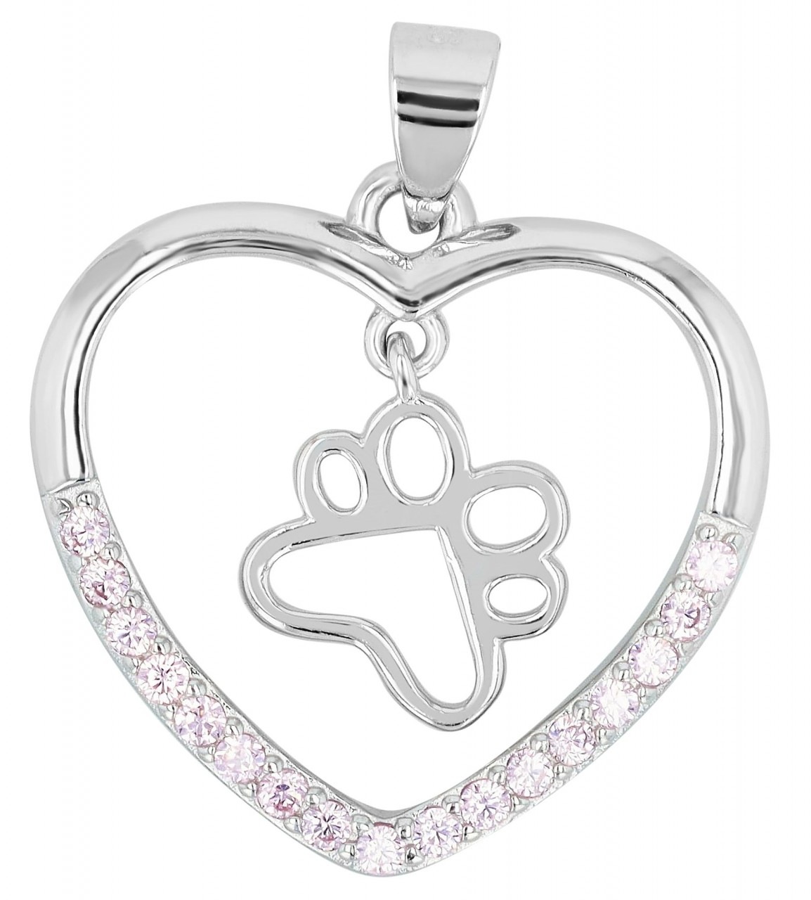 Kettenanhänger ADELIA´S "hochwertiger Herz Anhänger aus 925 Sterling Silber", silber, Schmuckanhänger, Damen, Silber 925 (Sterlingsilber), Kettenanhänger