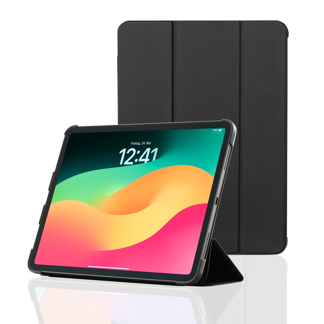 Hama Tablet-Hülle »Tablet Case für Apple iPad Pro 13" (2024), Schwarz«, robustes Material, mit Standfunktion und Magnetverschluss