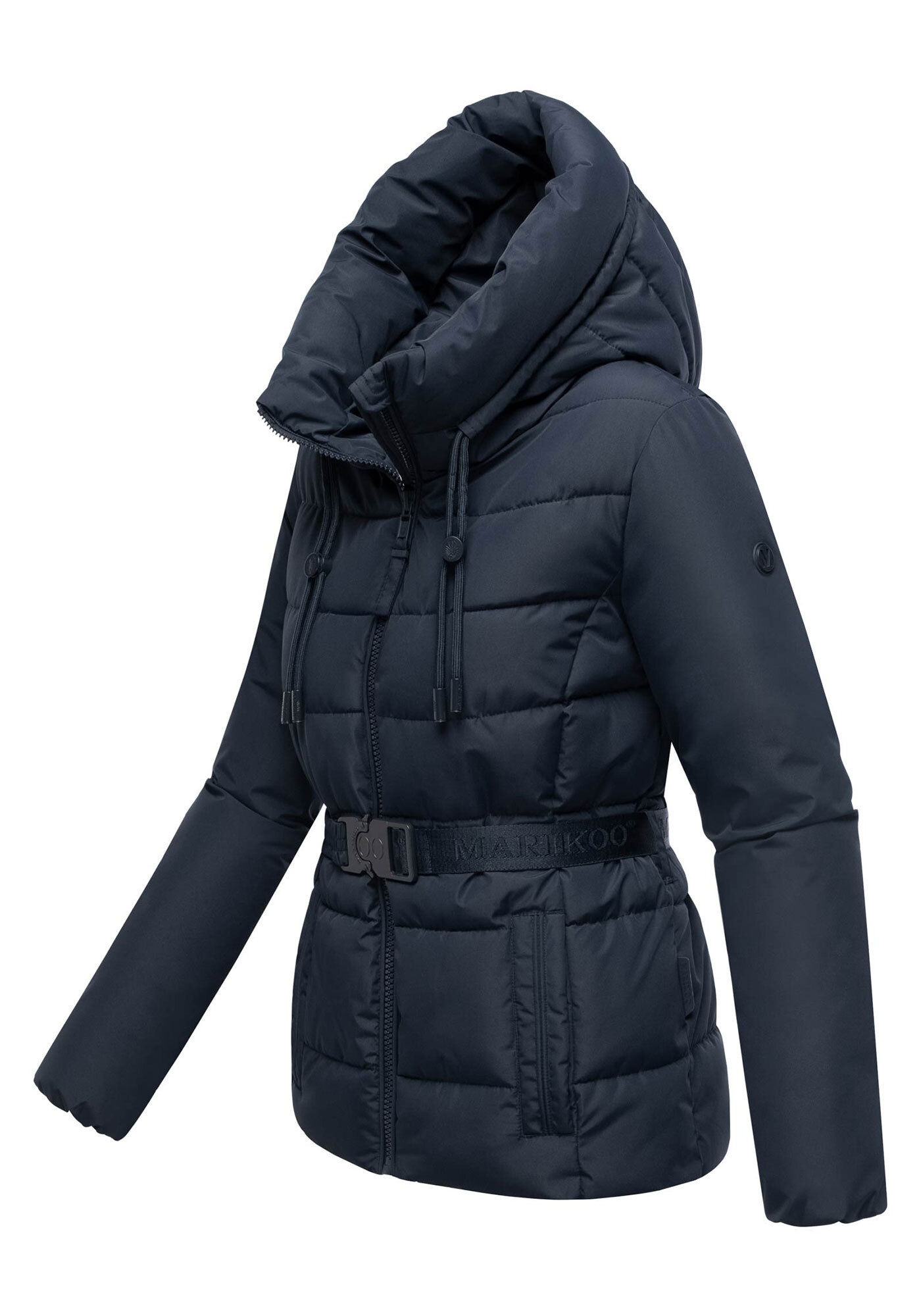 Marikoo Winterjacke »Himee«, Taillengürtel mit robuster Klickschnalle