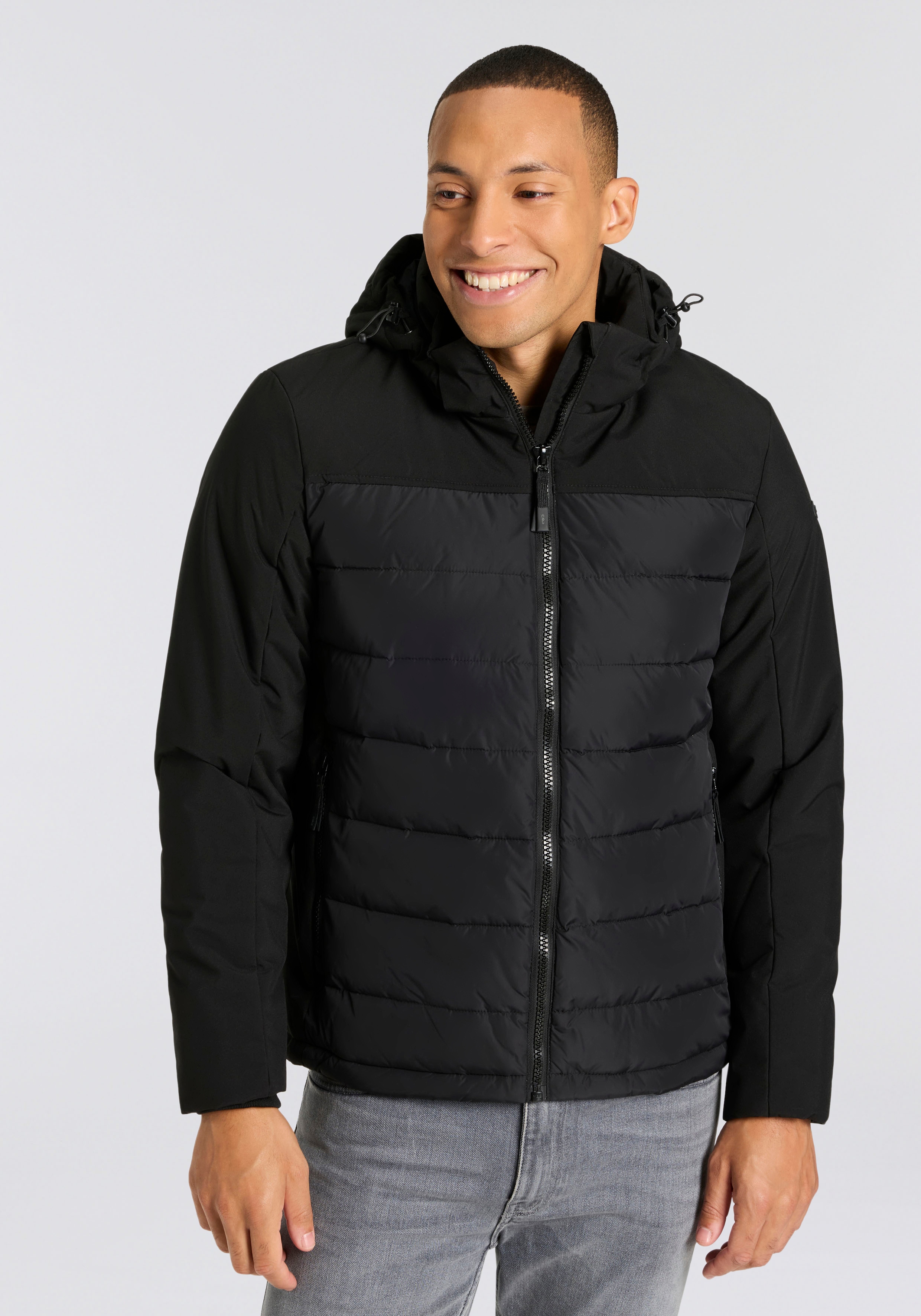 CMP Outdoorjacke mit abnehmbarer Kapuze, atmungsaktiv