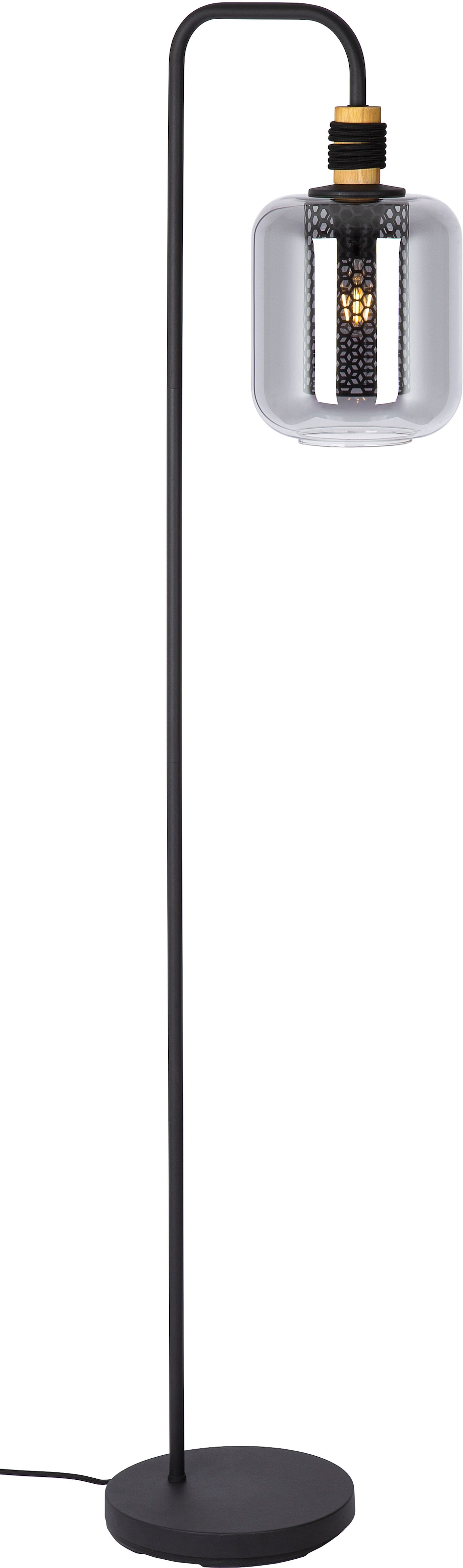 NOWA Stehlampe "ANDO", 1 Stk., schwarz, Wohnzimmer, Leuchten, Stehleuchte, Design Lampe, Wohnzimmer, Flur