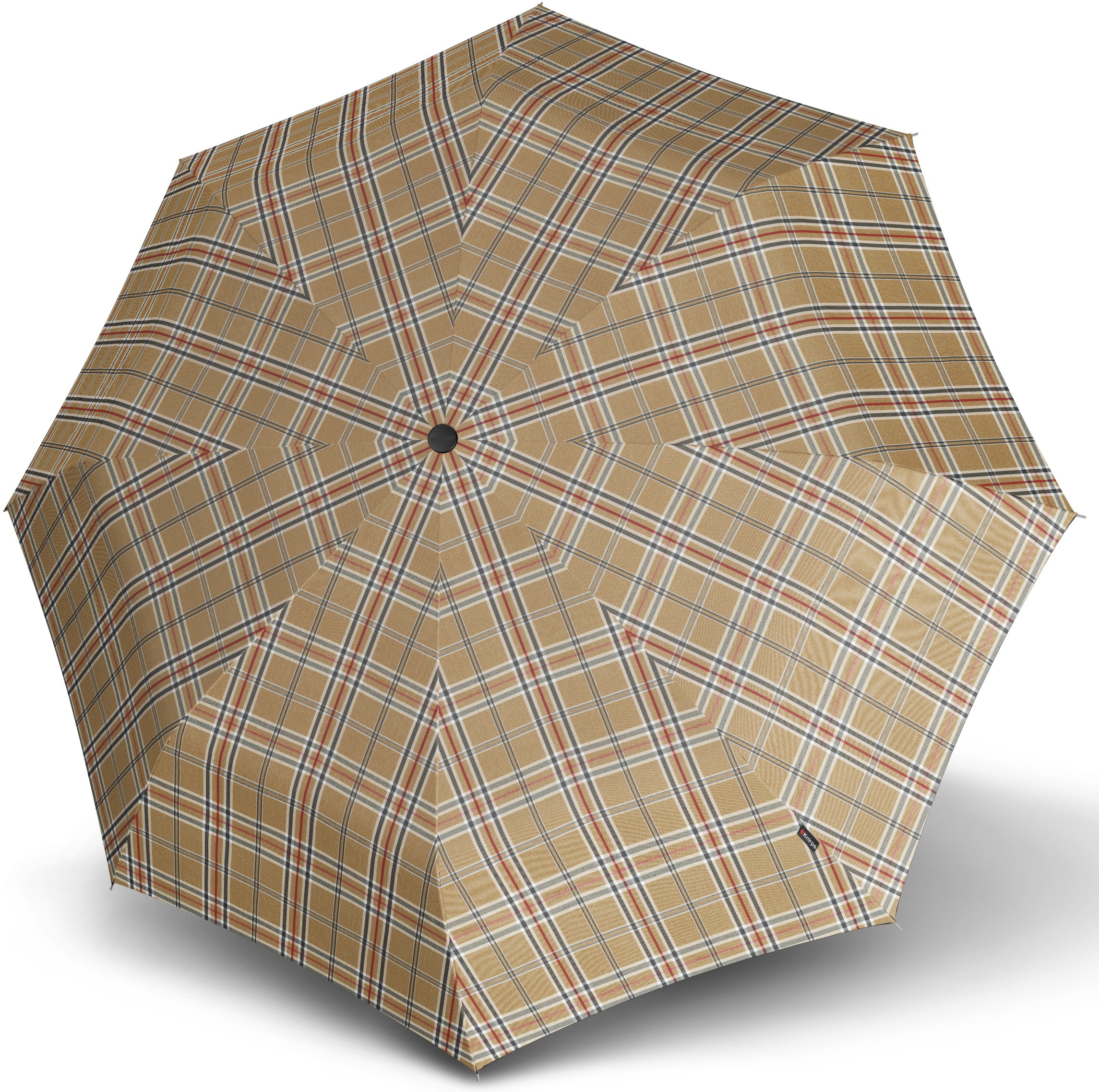 karo BAUR beige«, bestellen MANUFAKTUR | Manufaktur-Taschenschirm doppler Taschenregenschirm »Serge, handgemachter online