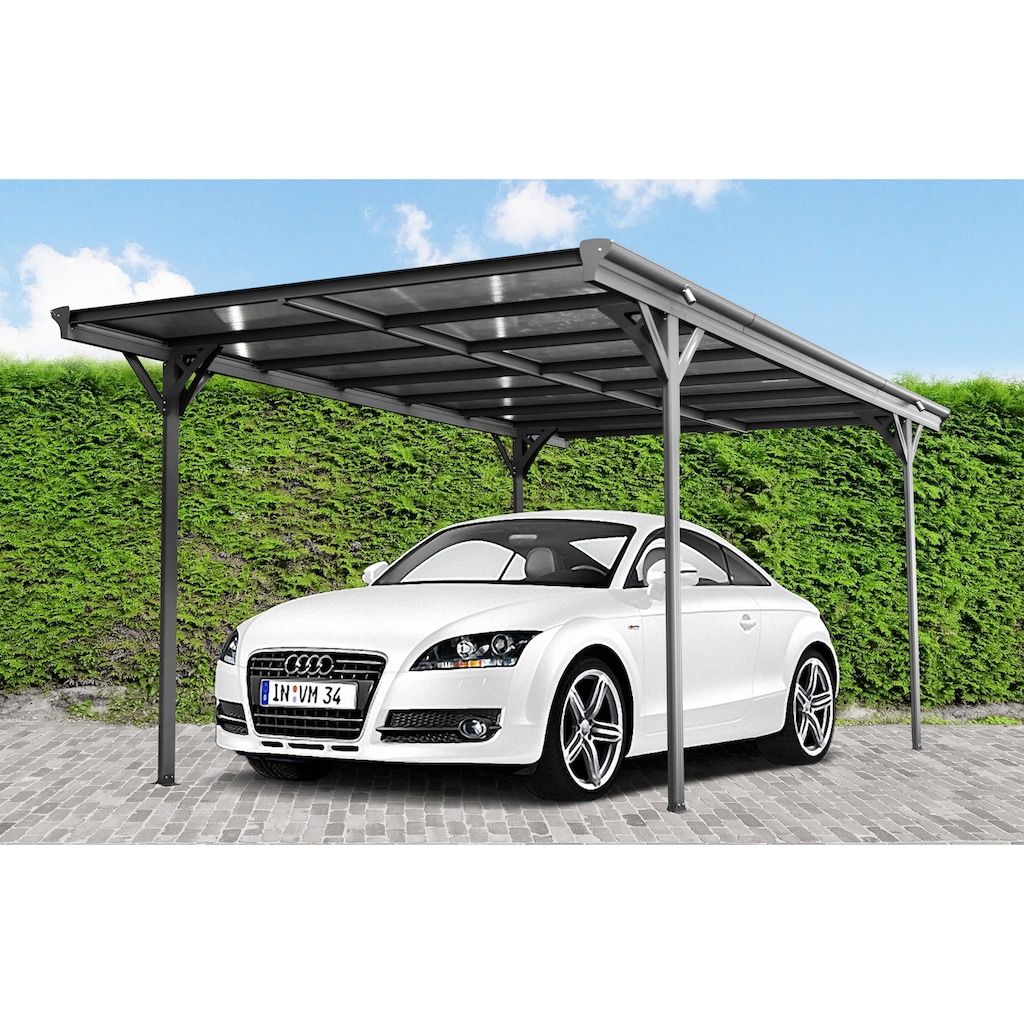 KONIFERA Einzelcarport »Charly«, Aluminium, 275 cm, anthrazit