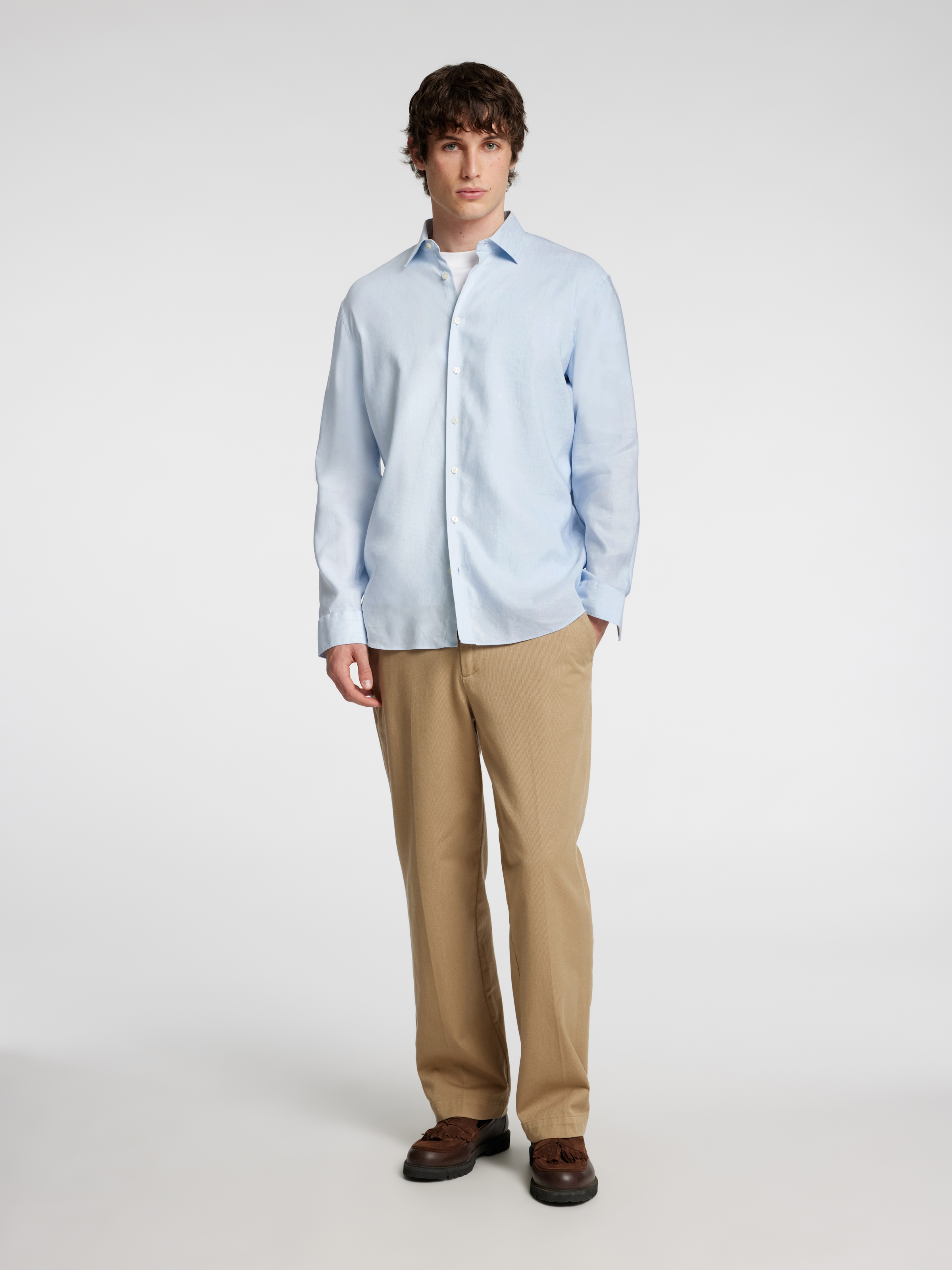 SELECTED HOMME Langarmhemd »SLHREG-LEO LIGHT SHIRT LS NOOS«