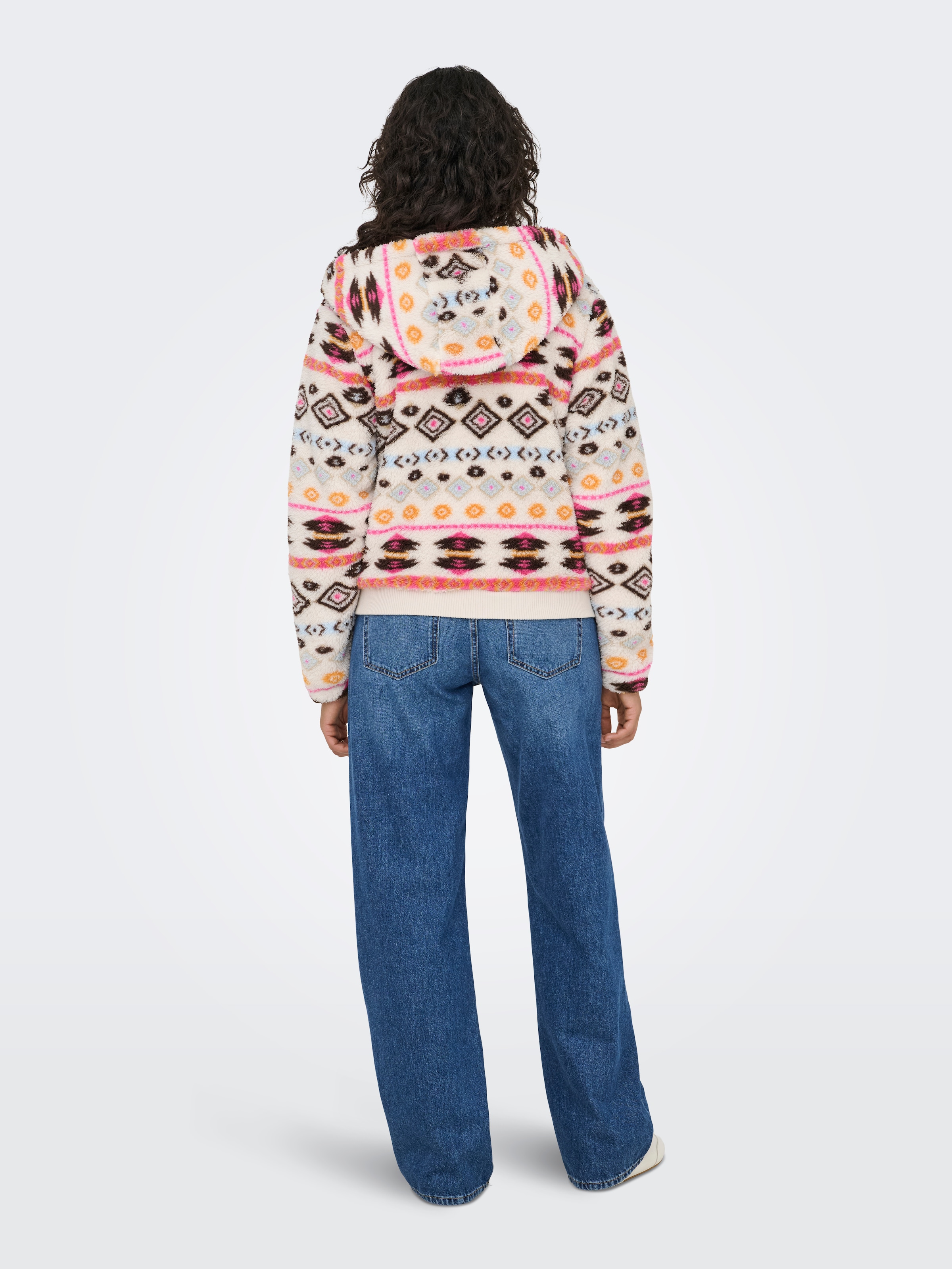 ONLY Outdoorjacke »ONLANNA CONTACT AOP HOOD JACKET OTW CS« mit Kapuze