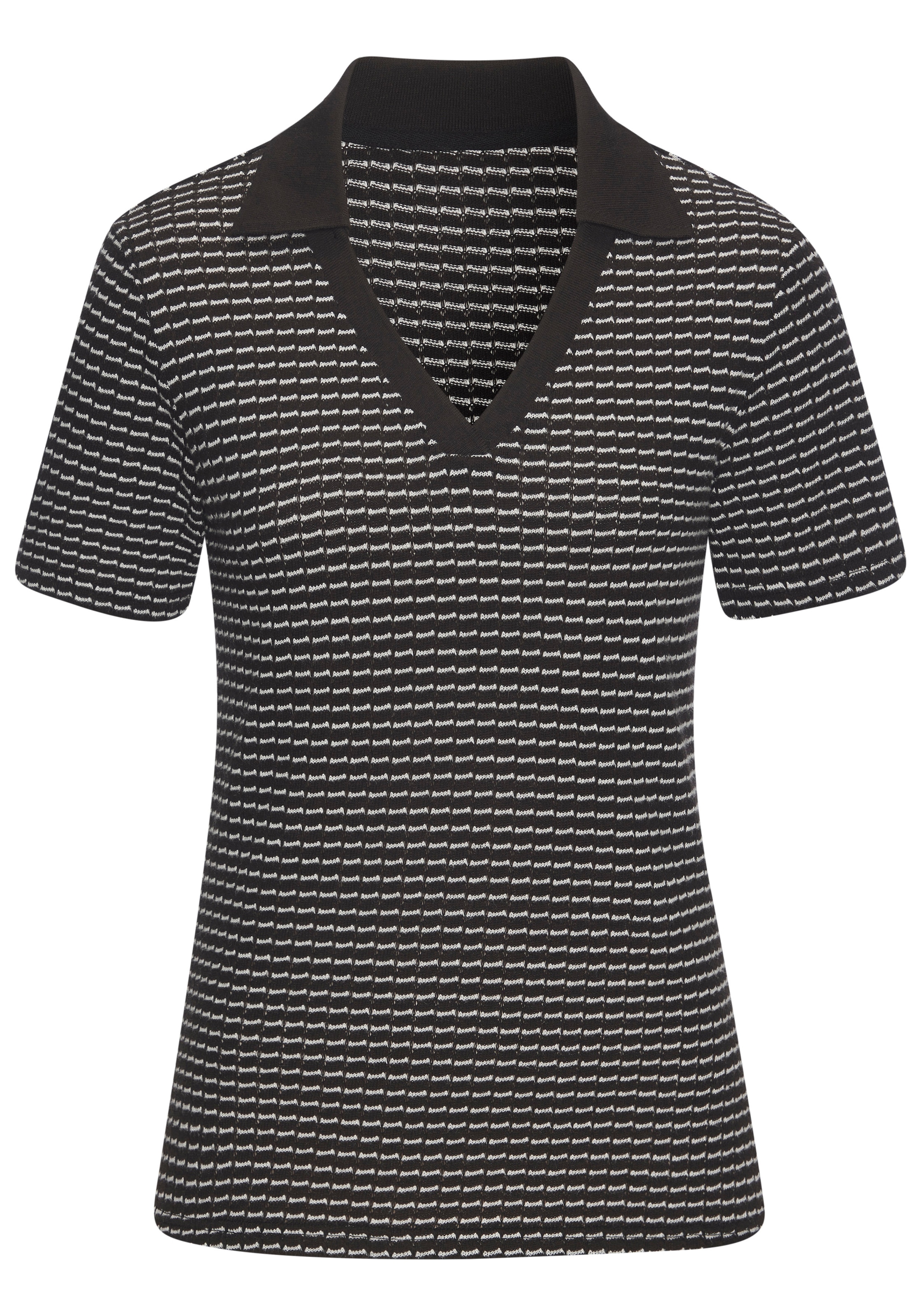 Vivance Poloshirt "aus strukturierter Strickqualität", schöne Strick-Qualit günstig online kaufen
