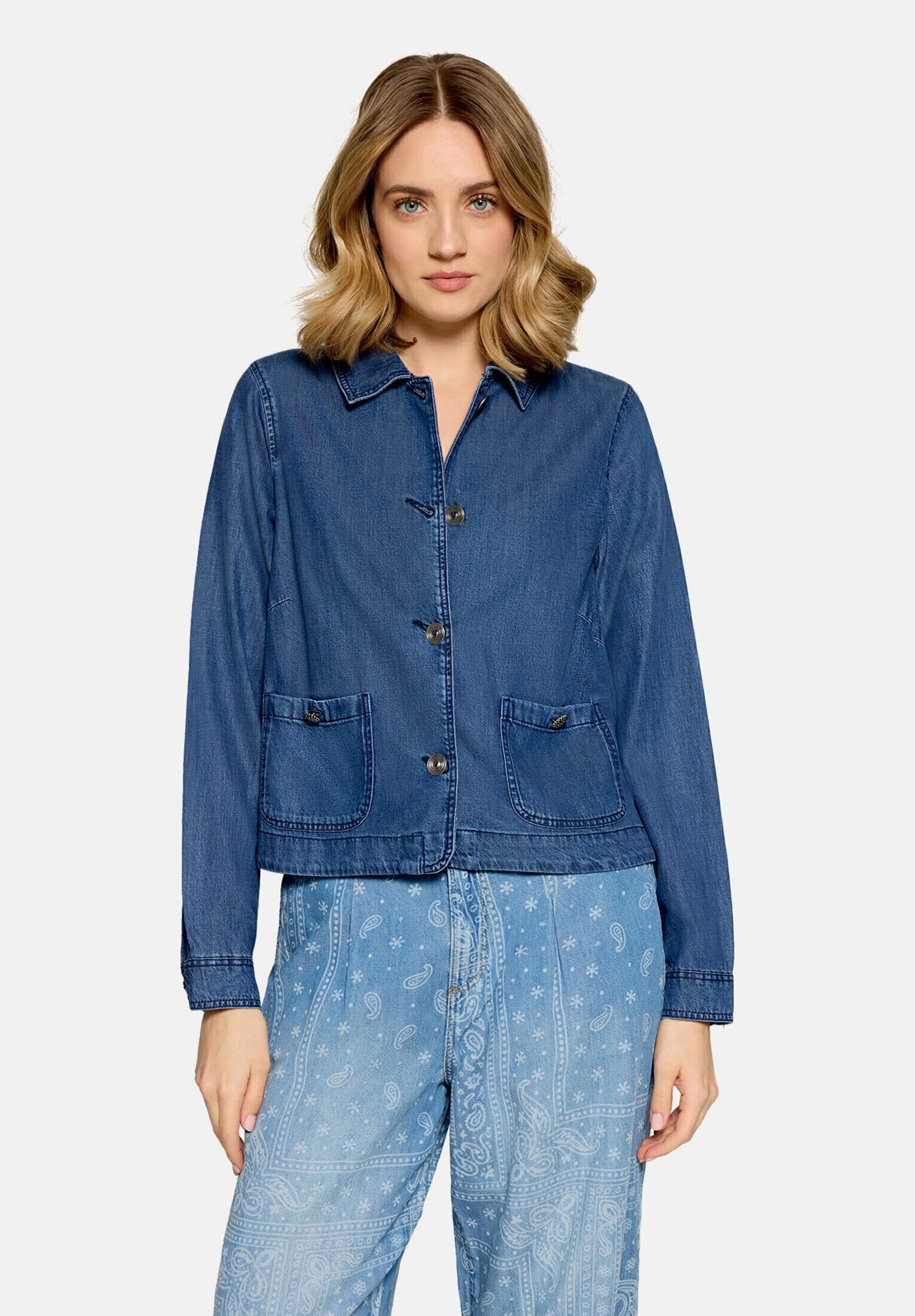 Cartoon Jackenblazer »Damen mit aufgesetzten Taschen«