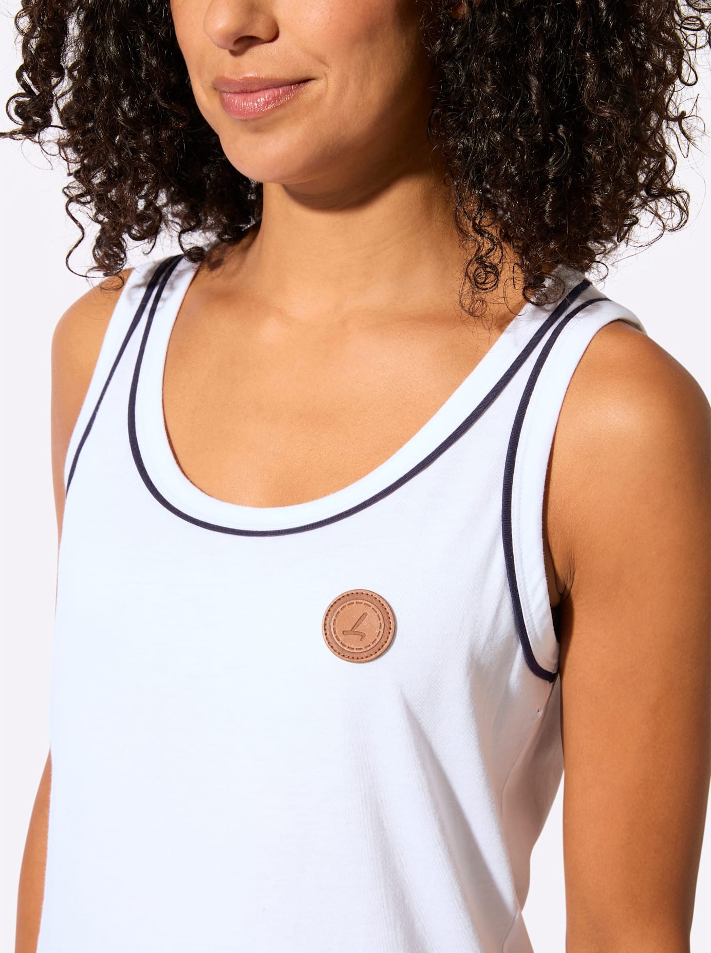 Casual Looks Women's Shirt Top White Size 46 6