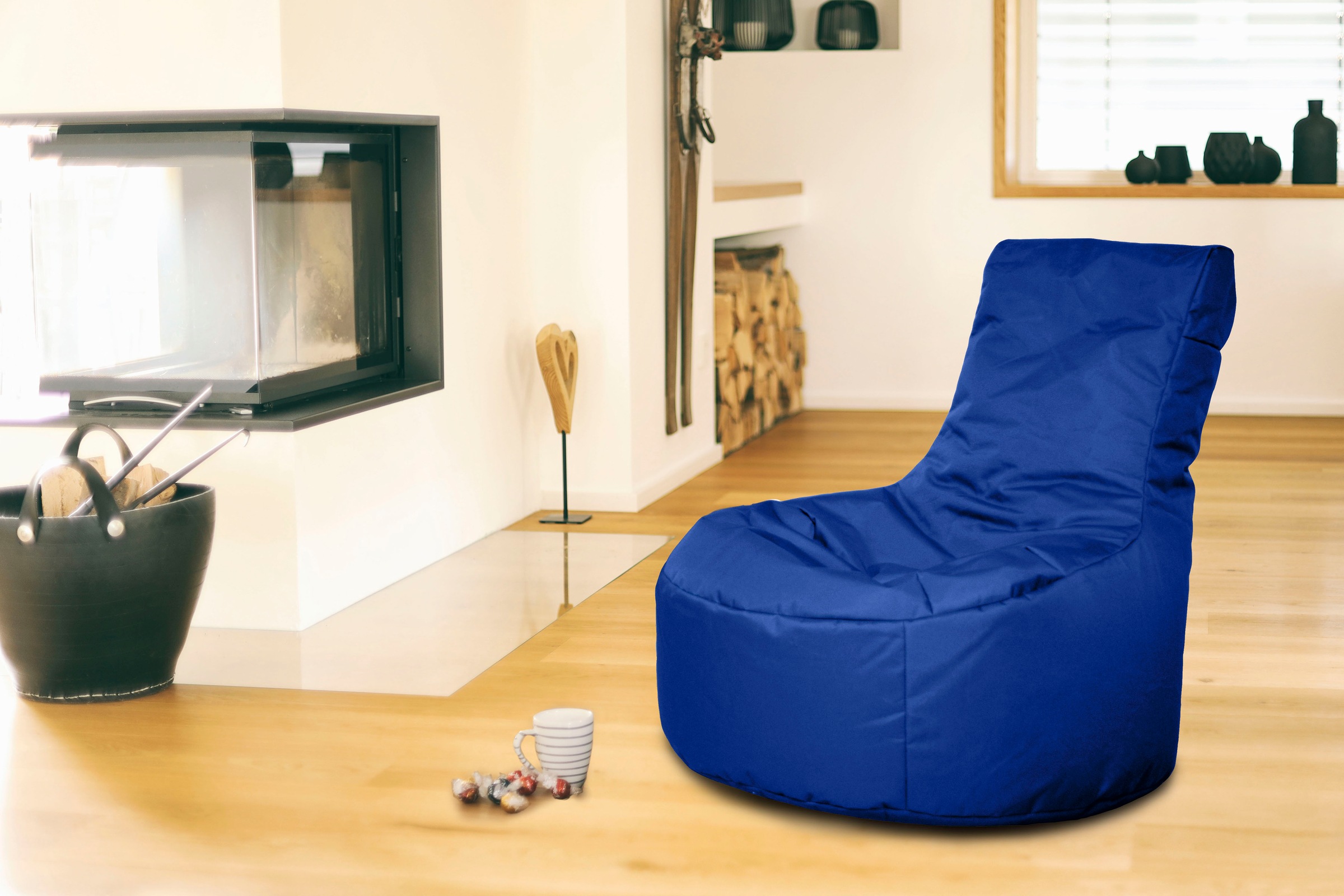 KiNZLER Sitzsack "Chilly" 1 Stk. tlg. Loungesessel, Uni Farben, mit Rückenl günstig online kaufen