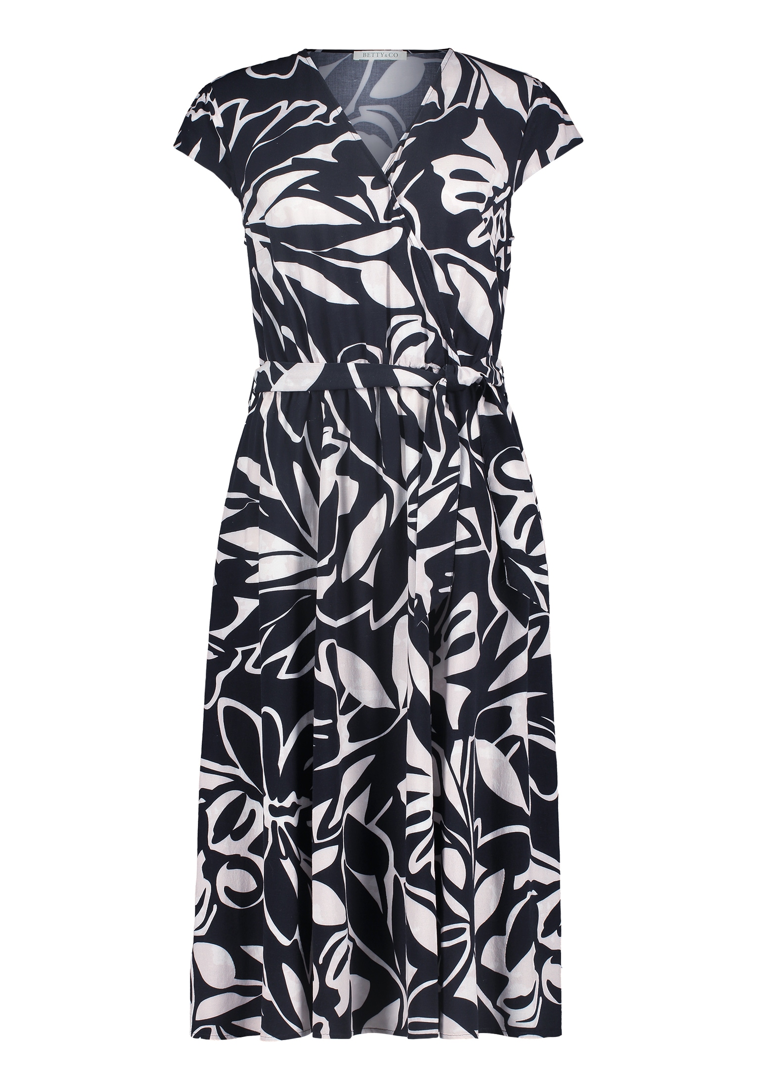 Betty&Co Midikleid »Betty & Co Midikleid kurzarm«, Druck