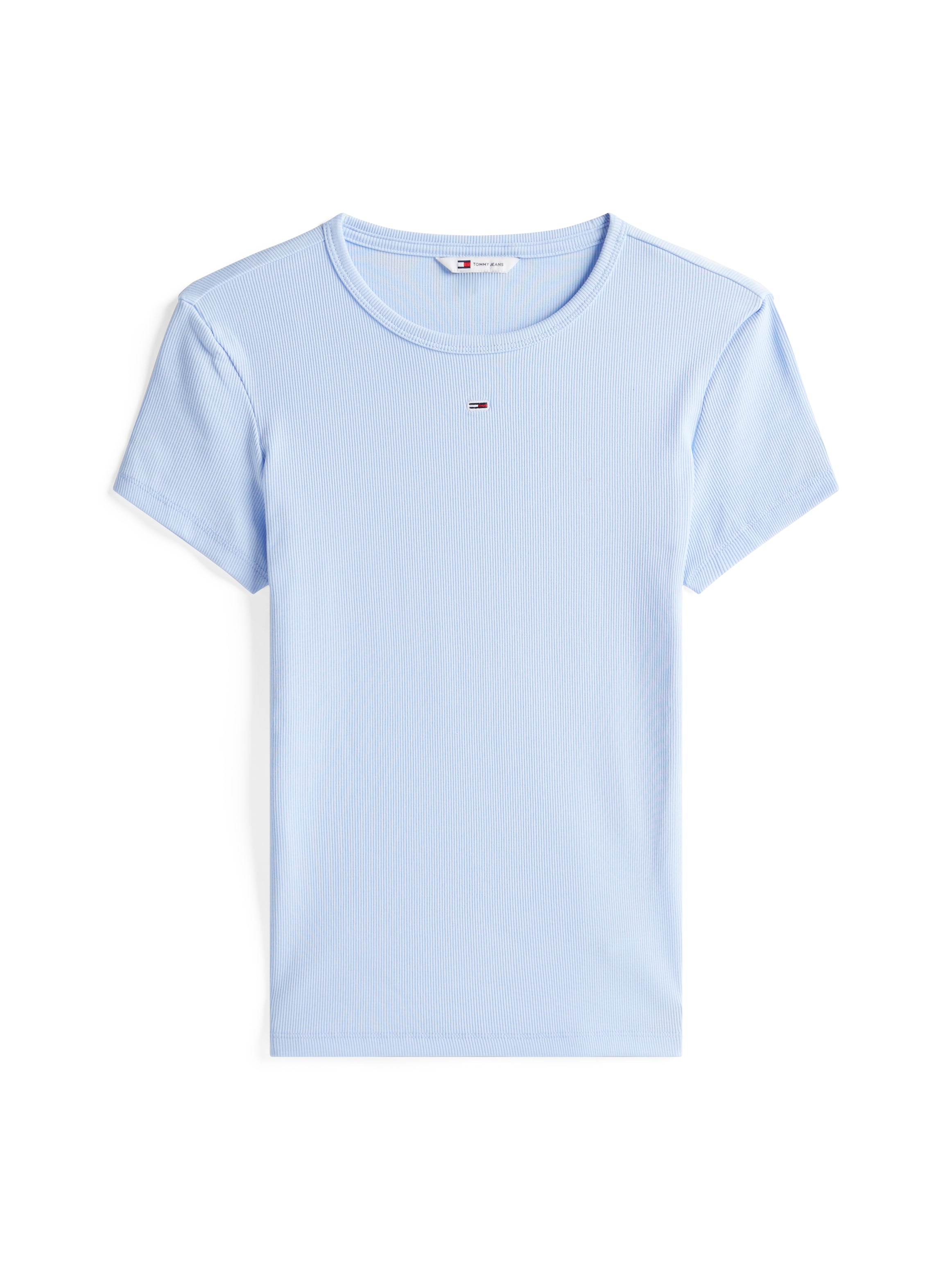 Tommy Jeans Kurzarmshirt »TJW SLIM ESSENTIAL RIB SS EXT«, mit gerippter Struktur