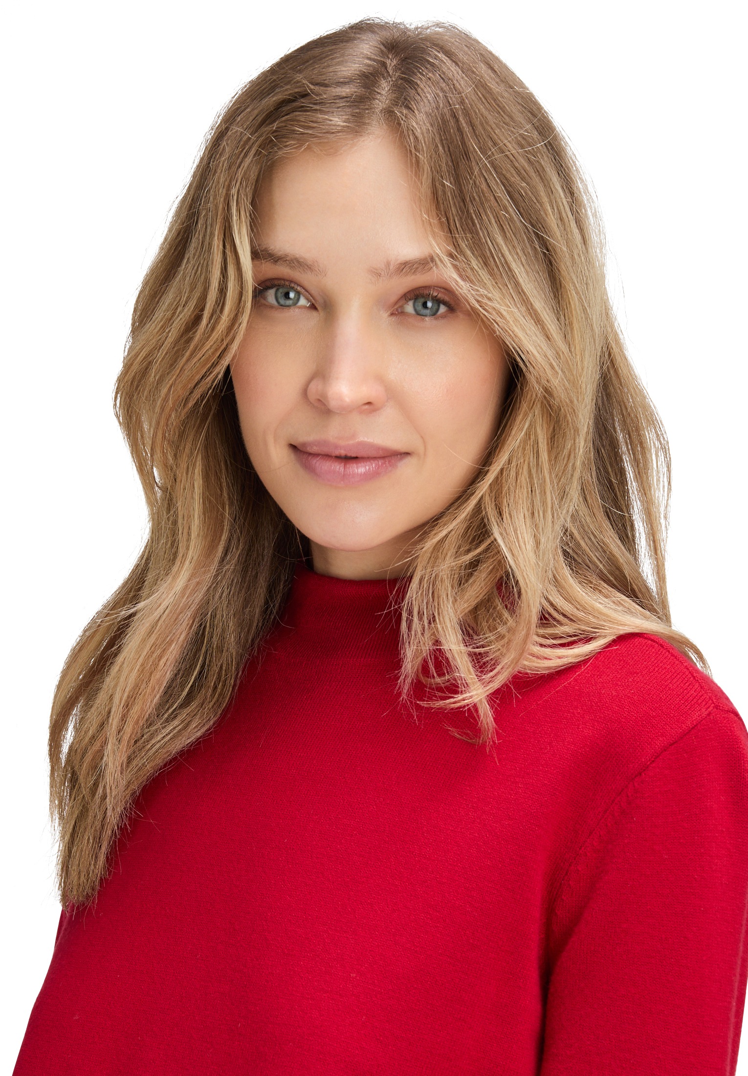 Betty Barclay Strickpullover »Betty Barclay Damen Basic-Strickpullover mit Stehkragen«, (1 tlg.)