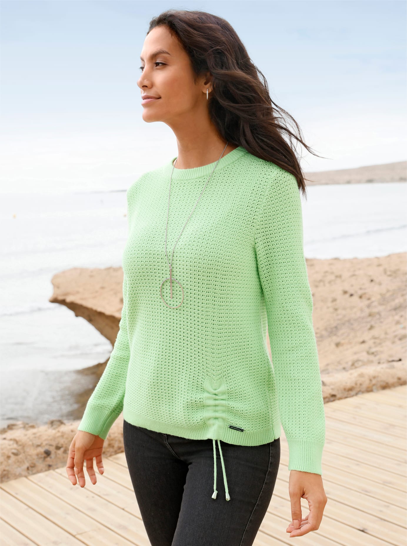 Casual Looks Rundhalspullover "Rundhals-Pullover"