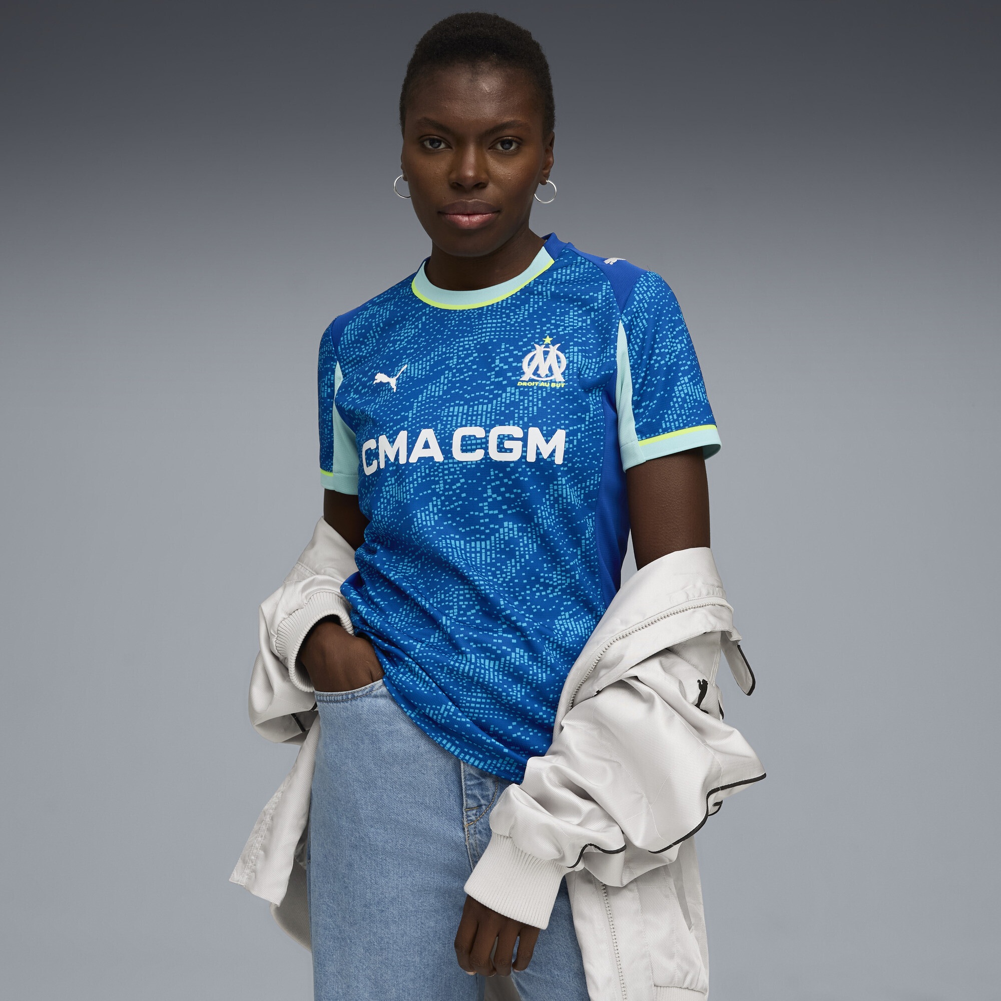PUMA Trainingsshirt »Olympique de Marseille 25/26 Ausweichtrikot Damen«