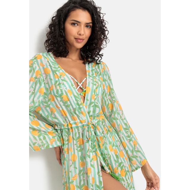 Buffalo Strandkleid, im Kimono-Style für kaufen | BAUR