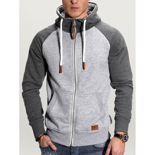 behype Sweatjacke »RAGLAN«, mit Raglan-Ärmeln ▷ bestellen | BAUR