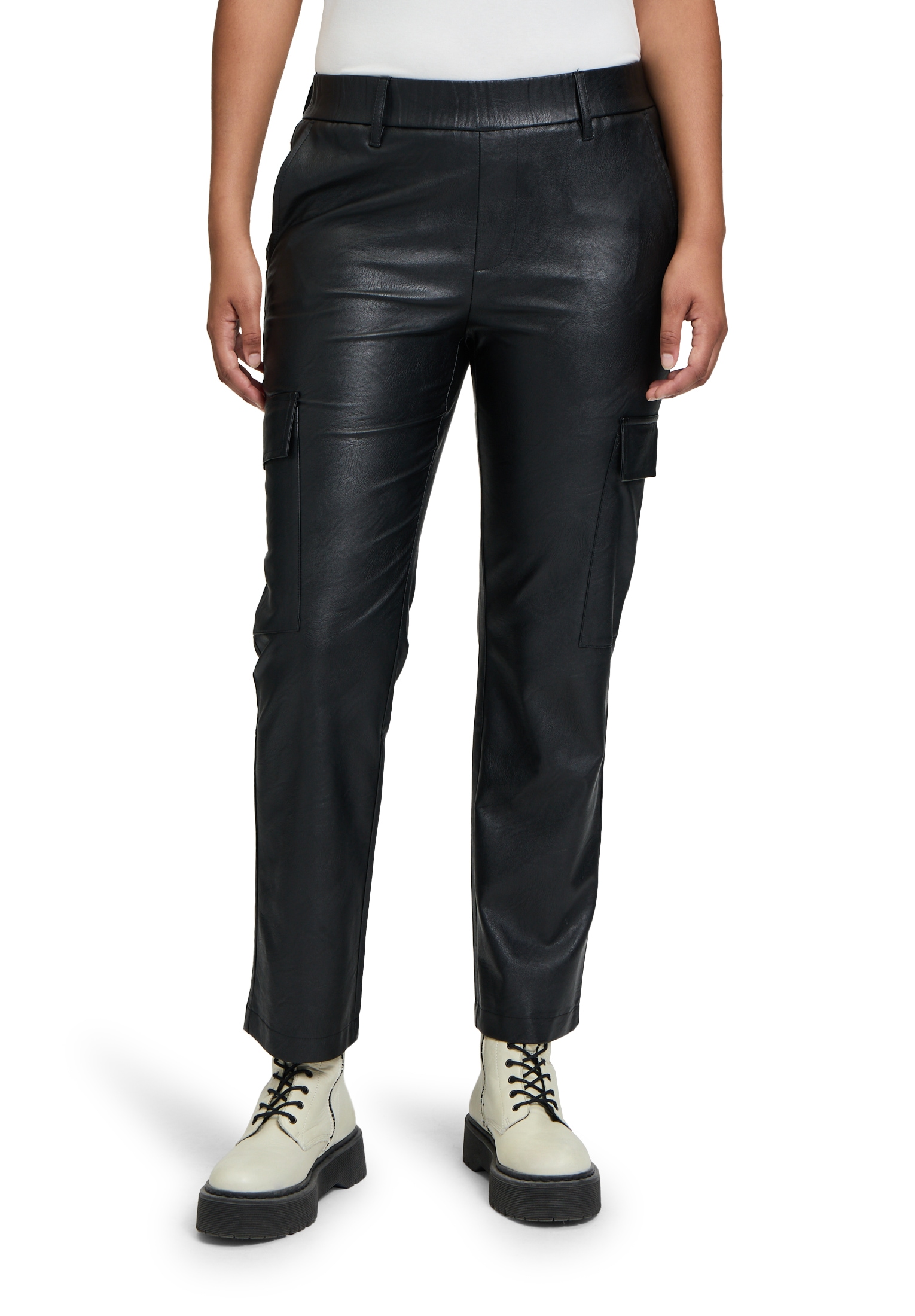 Cartoon Schlupfhose "Cartoon Damen Schlupfhose mit aufgesetzten Taschen", S günstig online kaufen