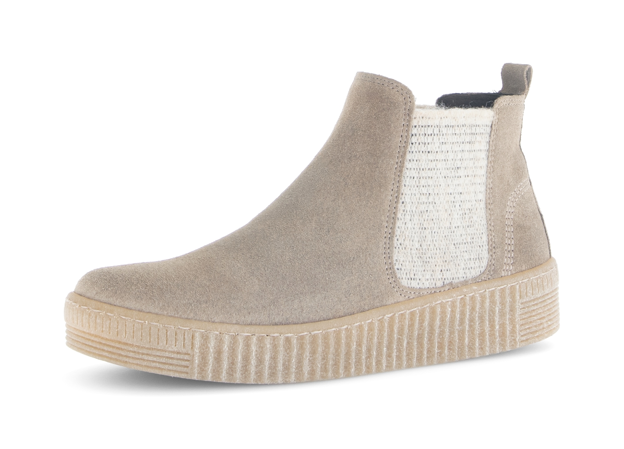 Gabor, Plateau, Stiefelette, Schlupfschuh mit dezenten Kontrastnähten günstig online kaufen