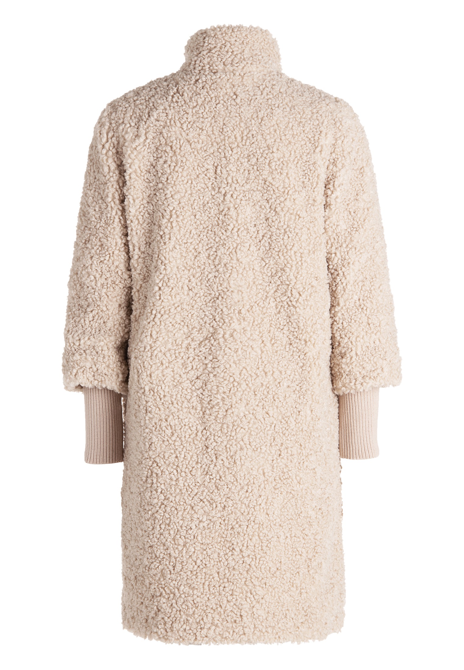 Thumbnail - Zero Fellimitatmantel "Damen mit Stehkragen"