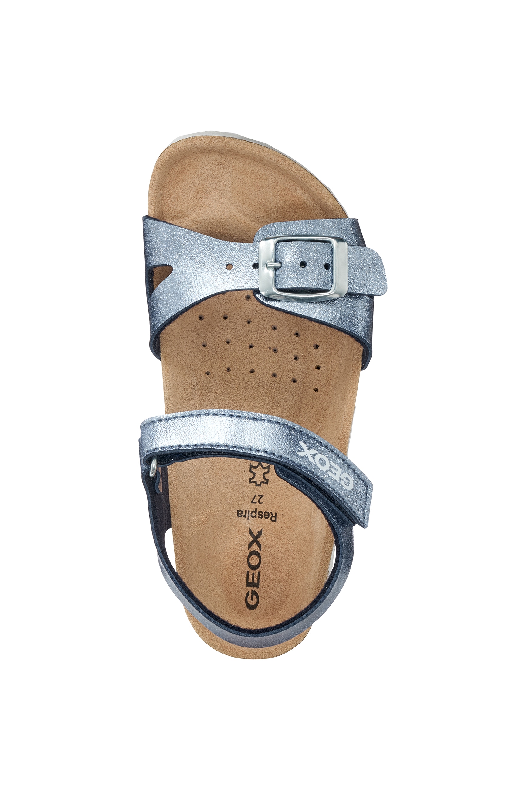 Geox Sandale »J ADRIEL GIRL«  Kinderschuh mit Klettverschluss, Größenschablone zum Download