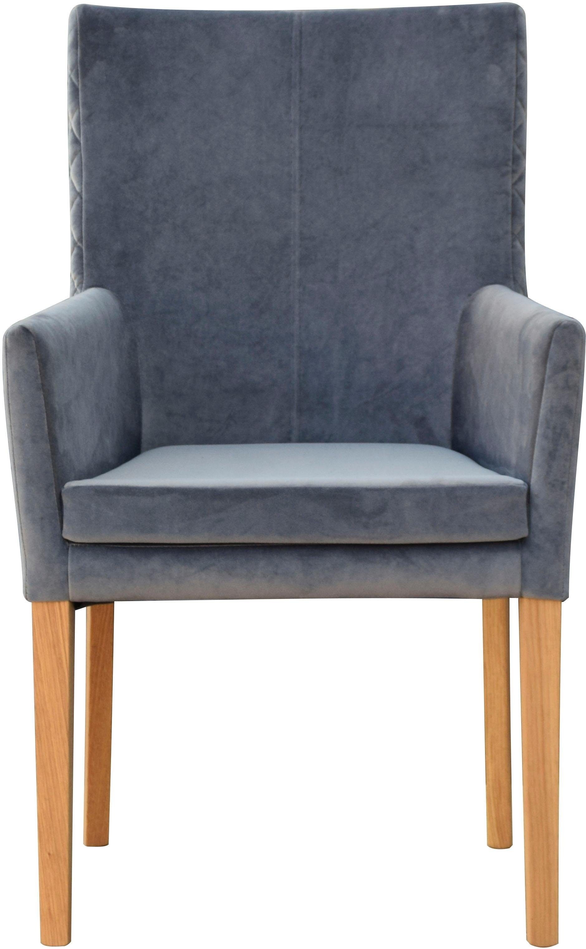 Leonique Armlehnstuhl "Vence" (Set) 1 Stk.mit Rautensteppung in der Rückenl günstig online kaufen