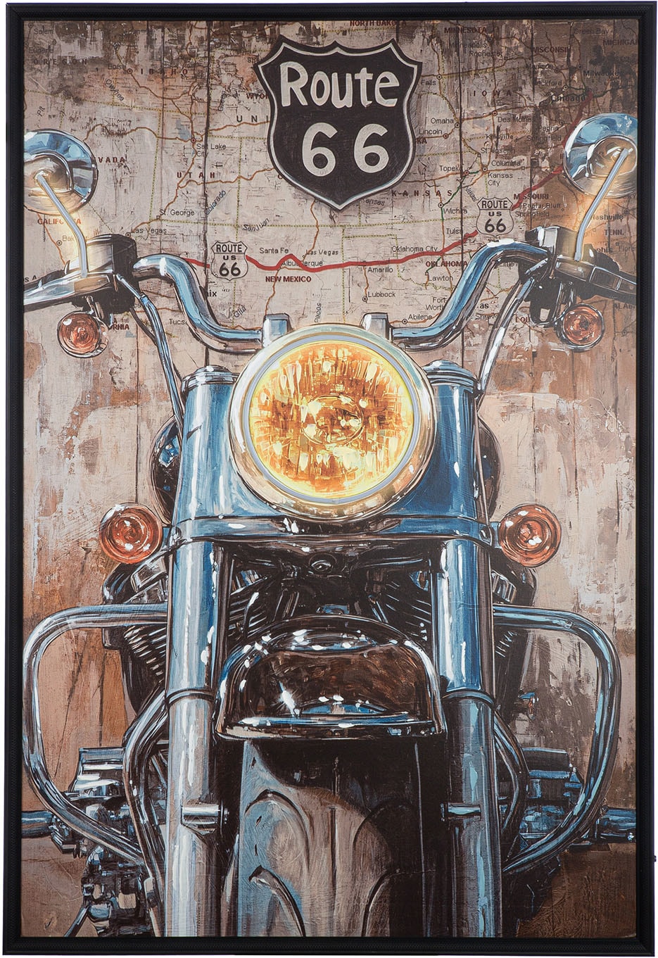 GILDE Leinwandbild »Bild rechteckig Motorcycle« Motorräder 1 Stk. tlg.