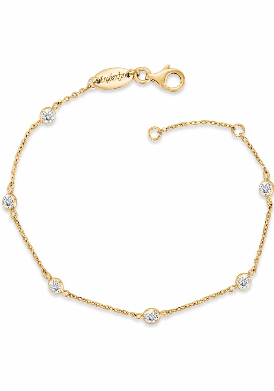 ENGELSRUFER Damen Silberarmband "Little magic ARMBAND MOONLIGHT", 18cm, Silber 925 (Sterlingsilber), silber, Silber 925 (Sterlingsilber), Armbänder,