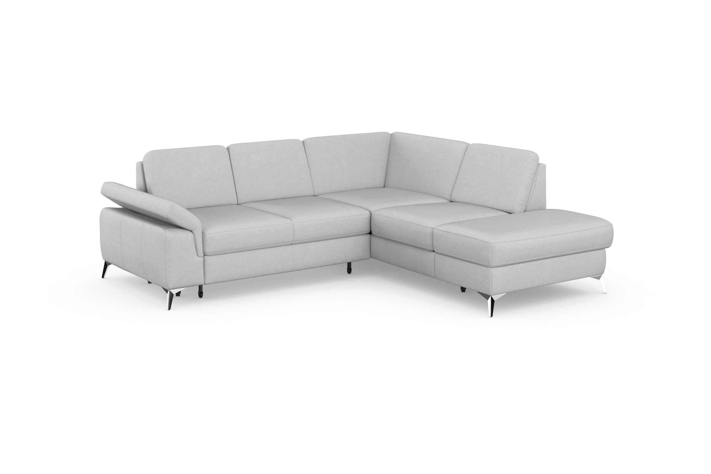 sit&more Ecksofa »Padua L-Form«, inklusive Sitztiefenverstellung, Armteilfunktion und Federkern