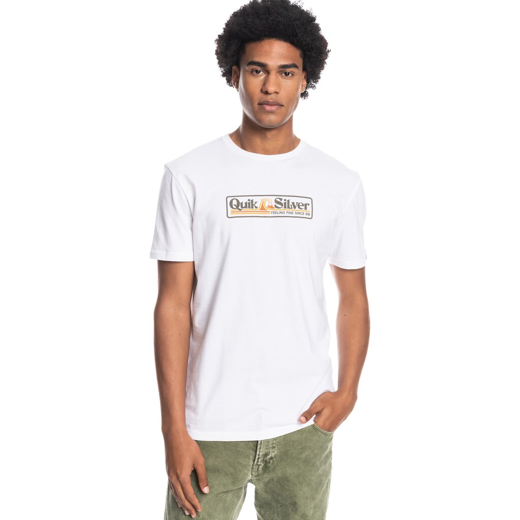 Herrenmode Shirts Quiksilver T-Shirt »Slow Show« weiß Herrenmode Shirts Quiksilver T-Shirt »Slow Show« weiß