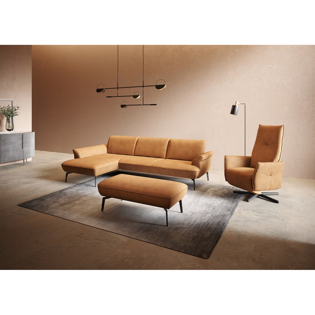 himolla Ecksofa »himolla 9900«, (mit Hocker)