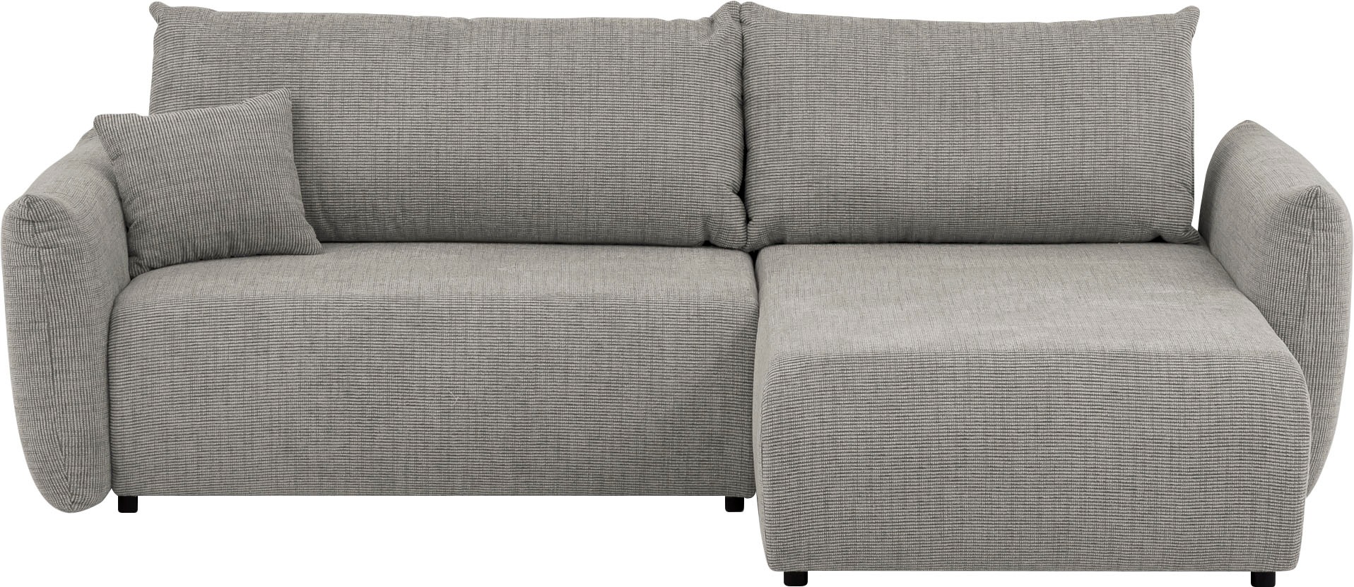 Home affaire Ecksofa "MAVAS Schlafsofa mit Bettkasten, L-Form," ca.257/127c günstig online kaufen
