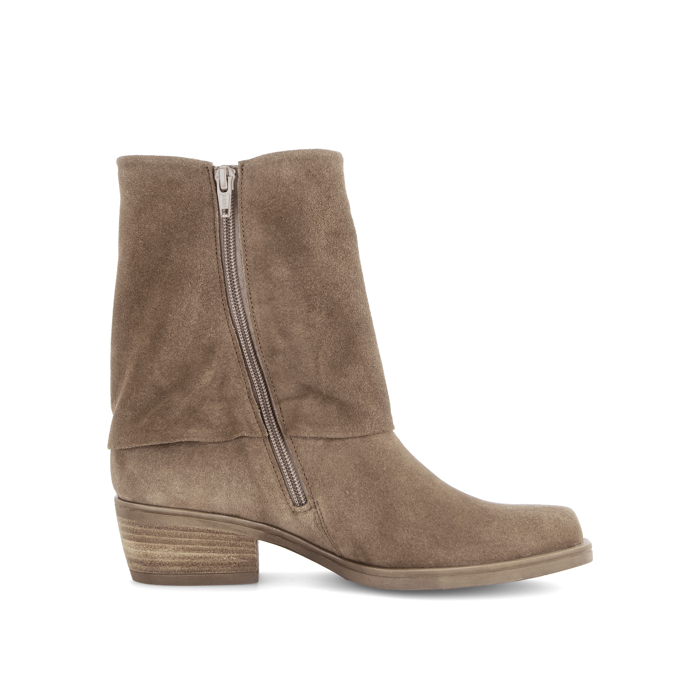 Gabor Westernstiefelette  Blockabsatz, Cowboyboots mit angenähter Gamasche, Weite G (= weit)